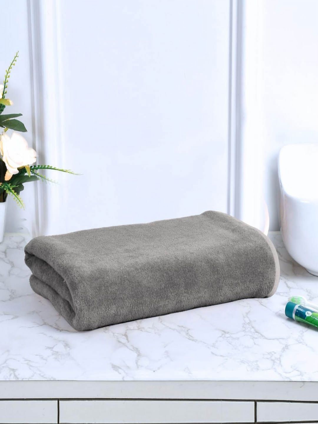 Black gold Anti-bacterial super soft water absorbs 400GSM Adult Regular Bath Towel-28x59In