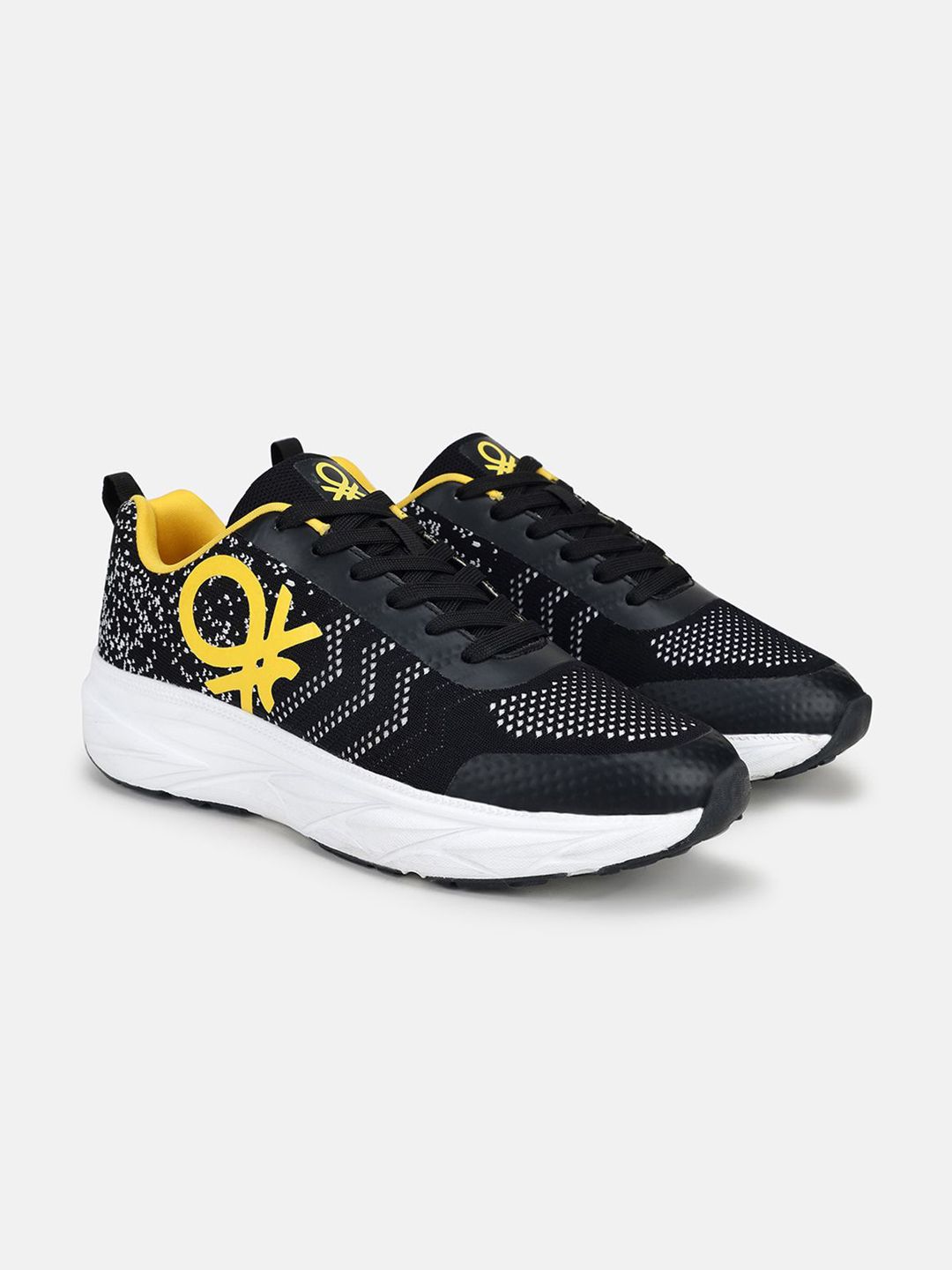 United Colors of Benetton United Colors of Benetton Men Mesh Low Top Sneakers