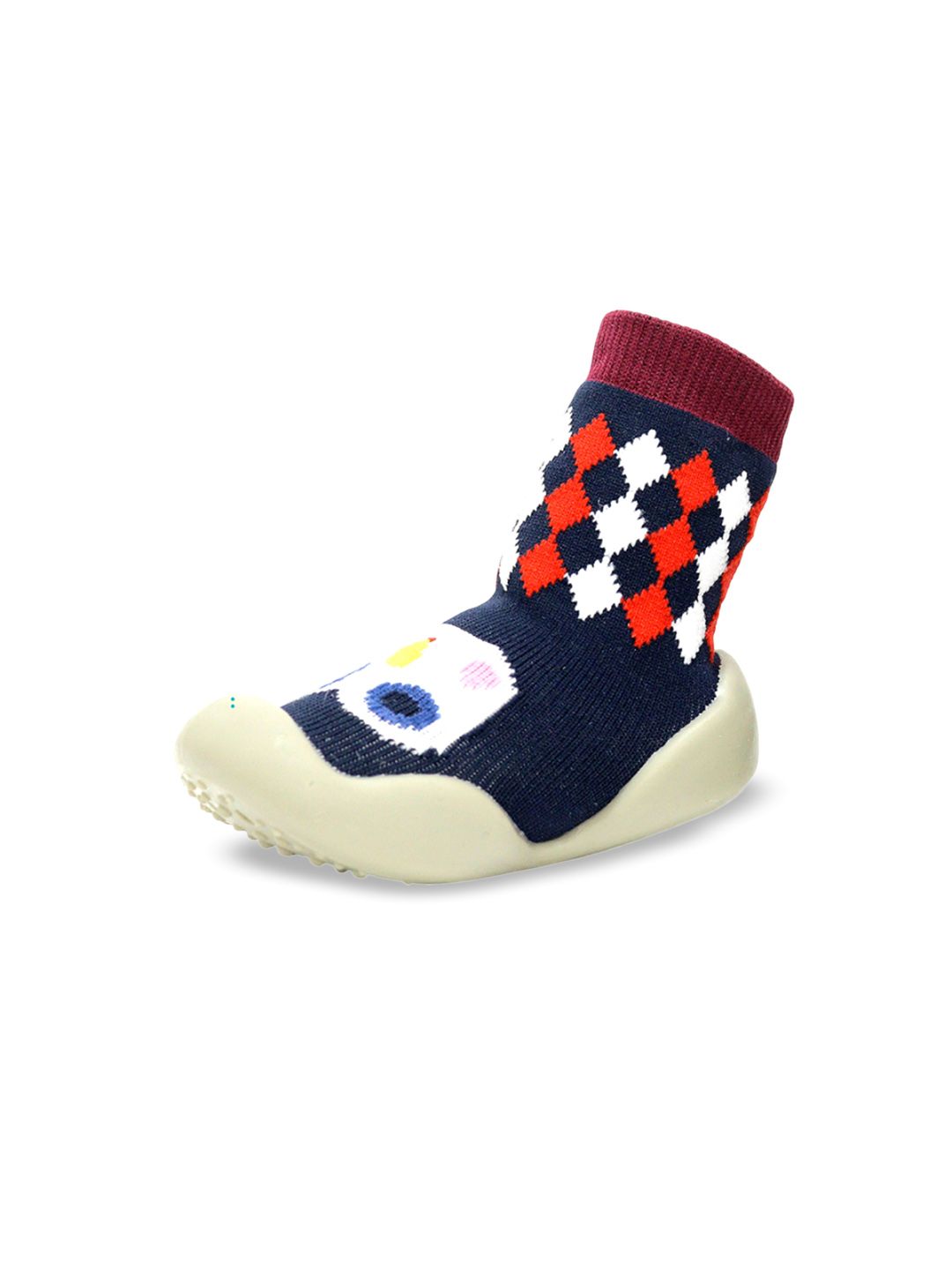 U-grow U-grow Unisex Kids Woven Design Slip-On Sneakers
