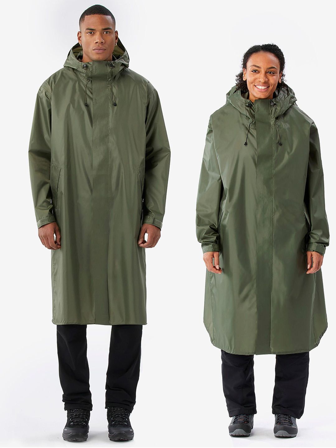 Buy Decathlon Forclaz Adjustable Rain & Hiking Poncho, 75 L Max