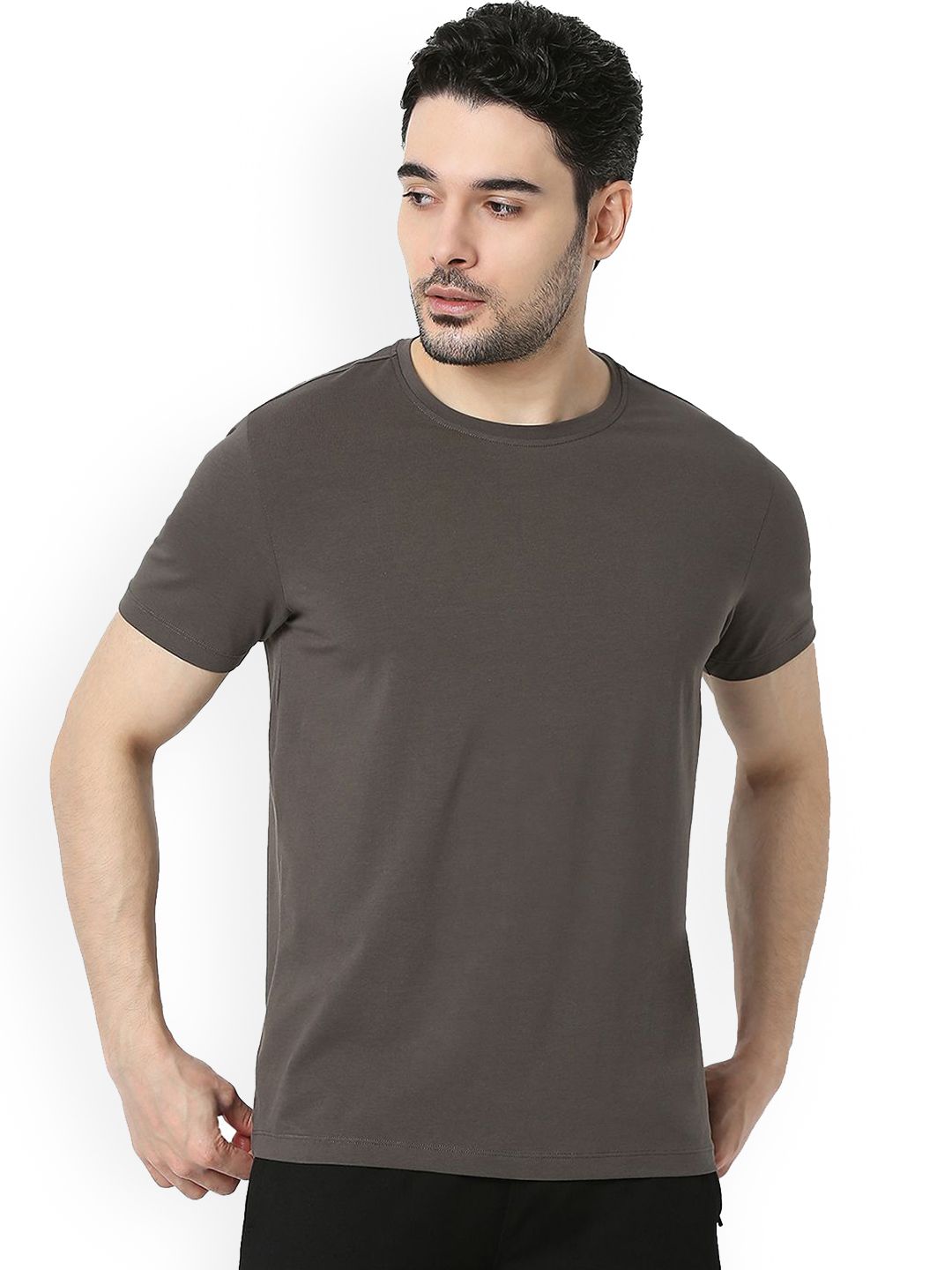 UnderJeans by Spykar Round Neck LoungeTshirts