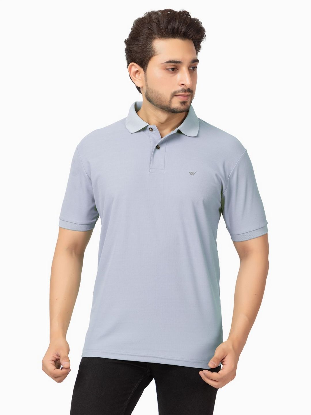 WILD COPS Men Polo Collar T-shirt