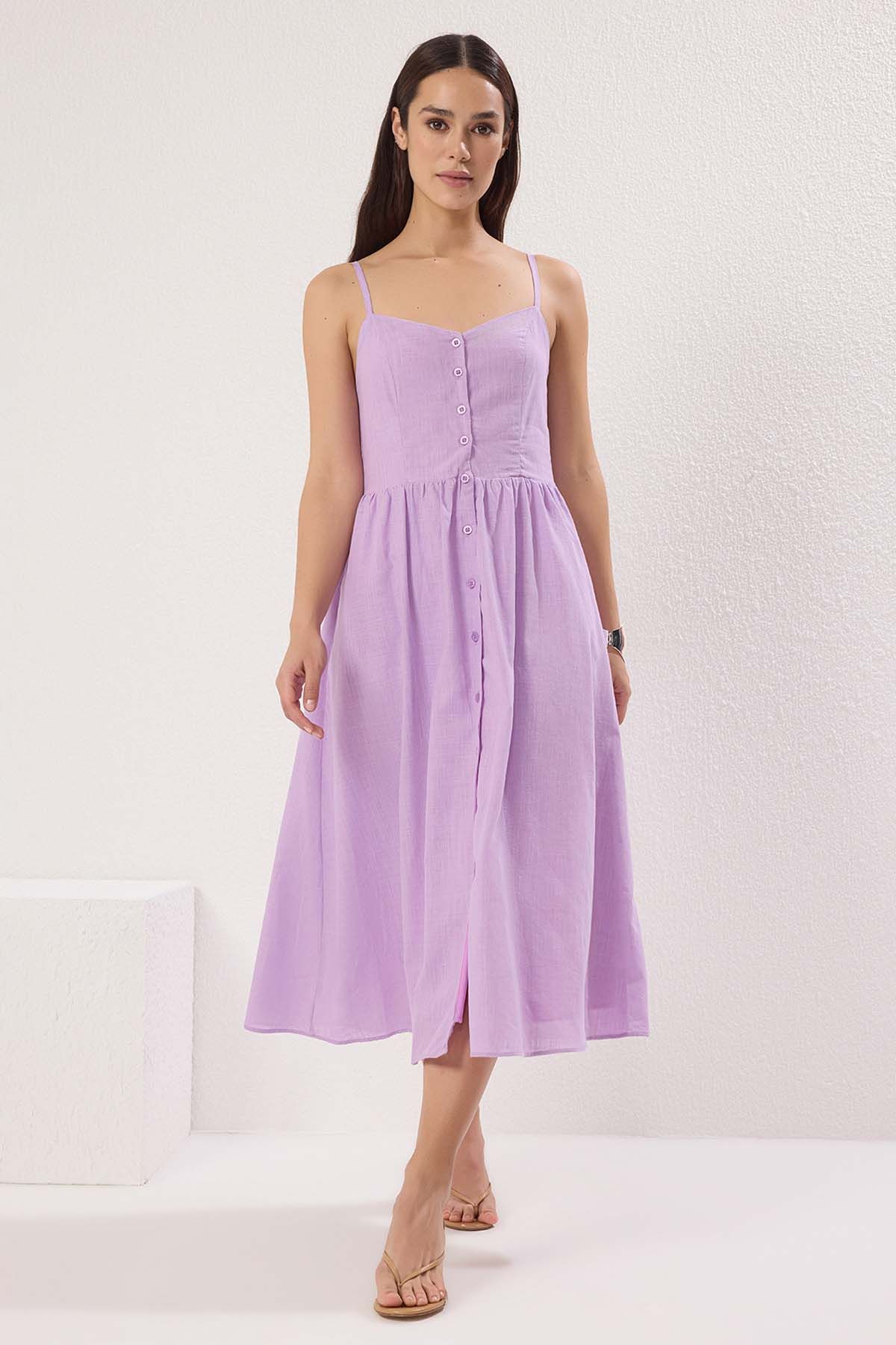 Trendyol Women Fit & Flare Midi Dress