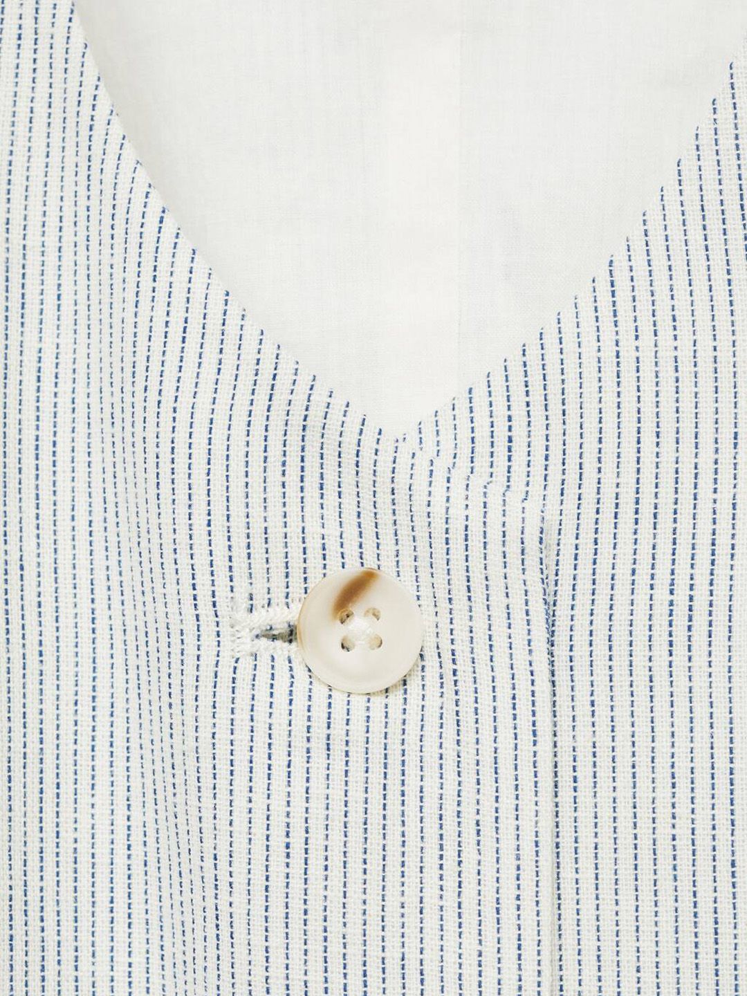 Striped Cotton Linen Waistcoat