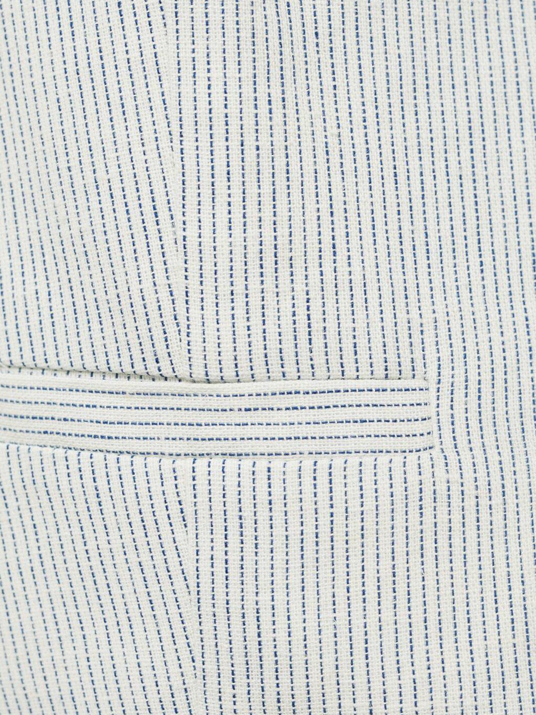 Striped Cotton Linen Waistcoat