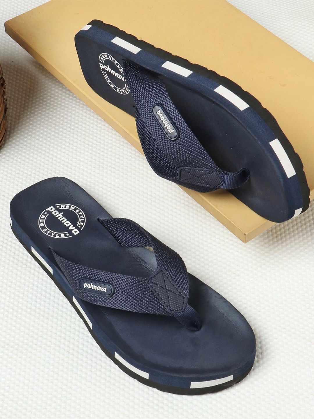 FLIPJONES Men Printed Thong Flip-Flops