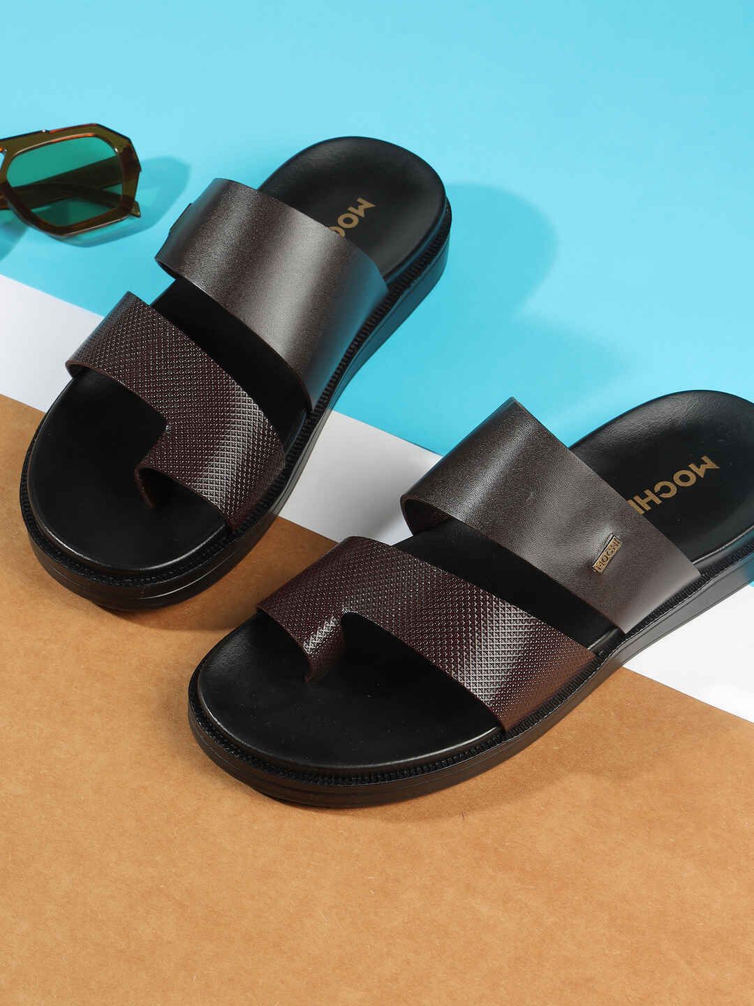 Mochi Men Leather Comfort Sandals