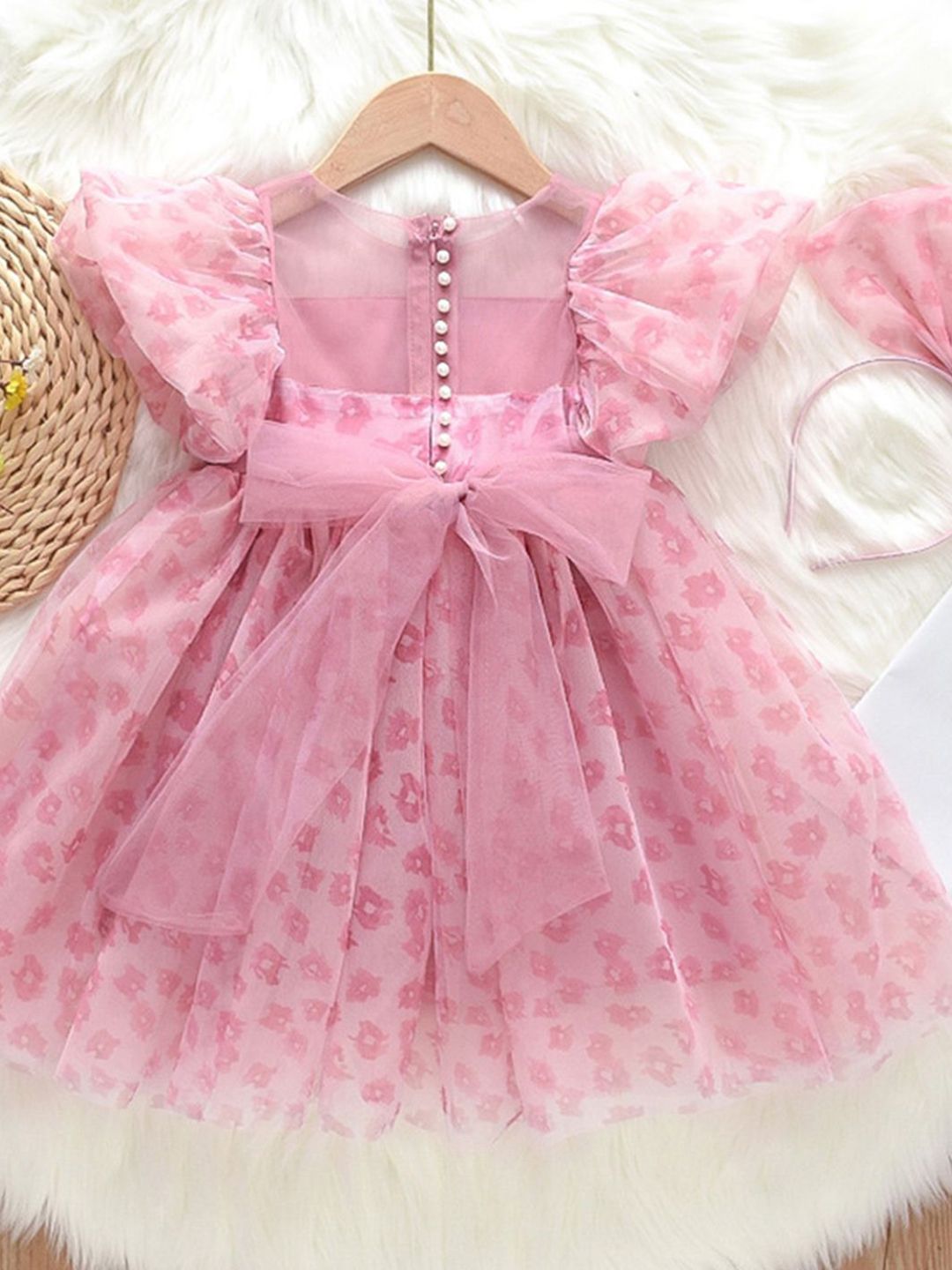 white christmas dresses Girls Pinafore Dress in Canning 6Y main image 0