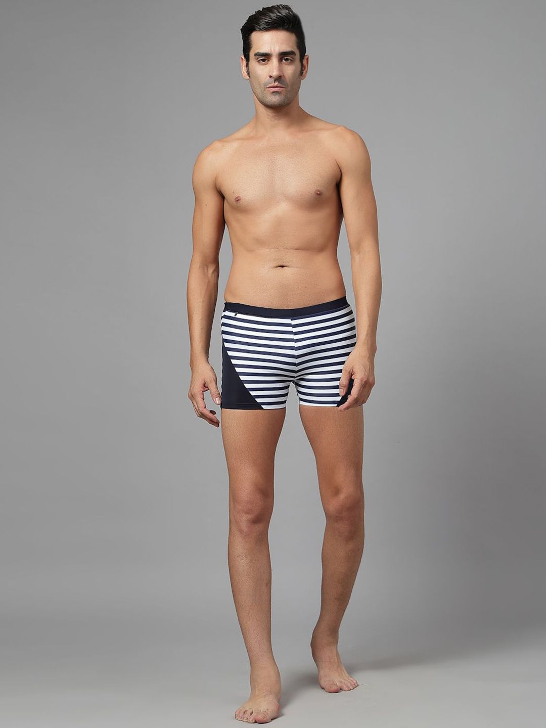 CUKOO Men Striped Swim Bottoms