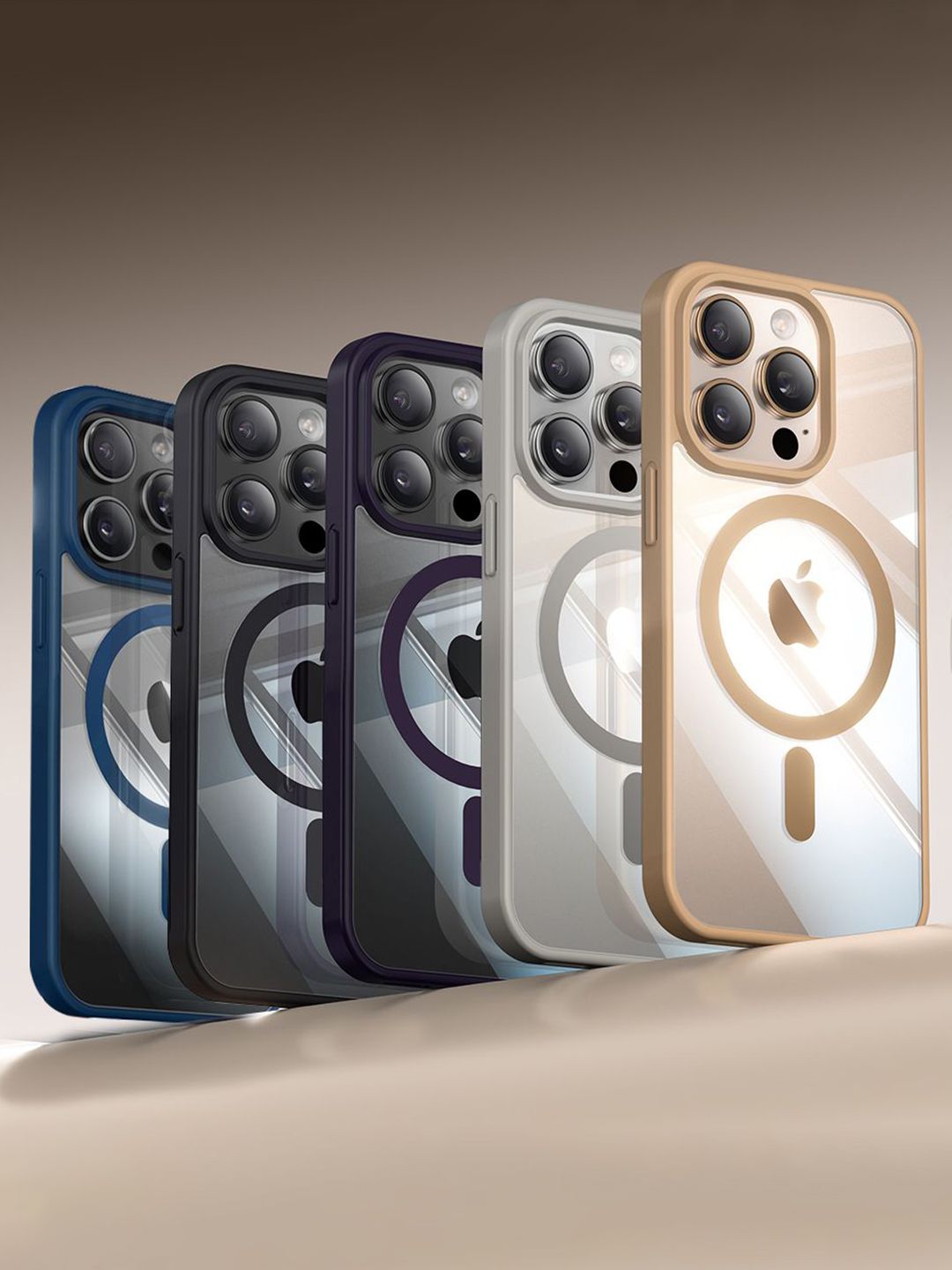 Luxury Kase Solid Mag-Safe iPhone 15 Pro Max Back Case Mobile Accessories