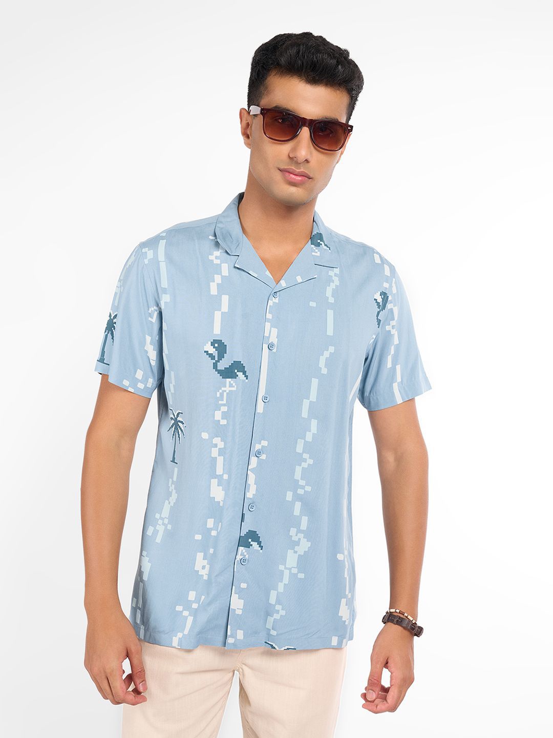 7 Alt by Pantaloons Men Slim Fit Casual Shirt