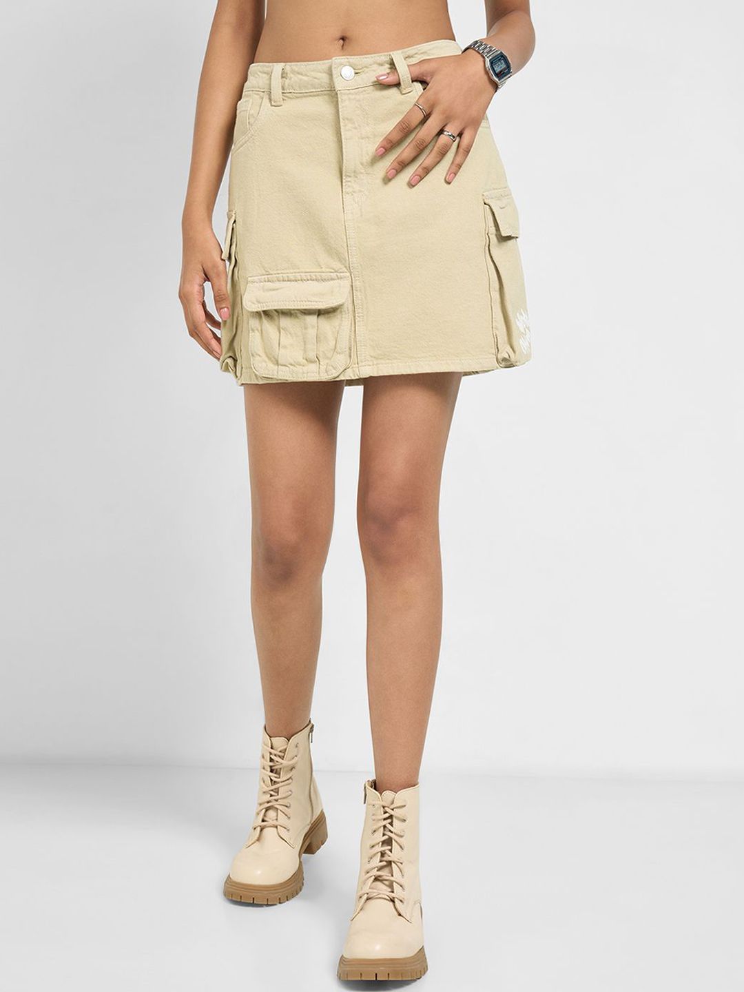 People A-Line Mini Skirt