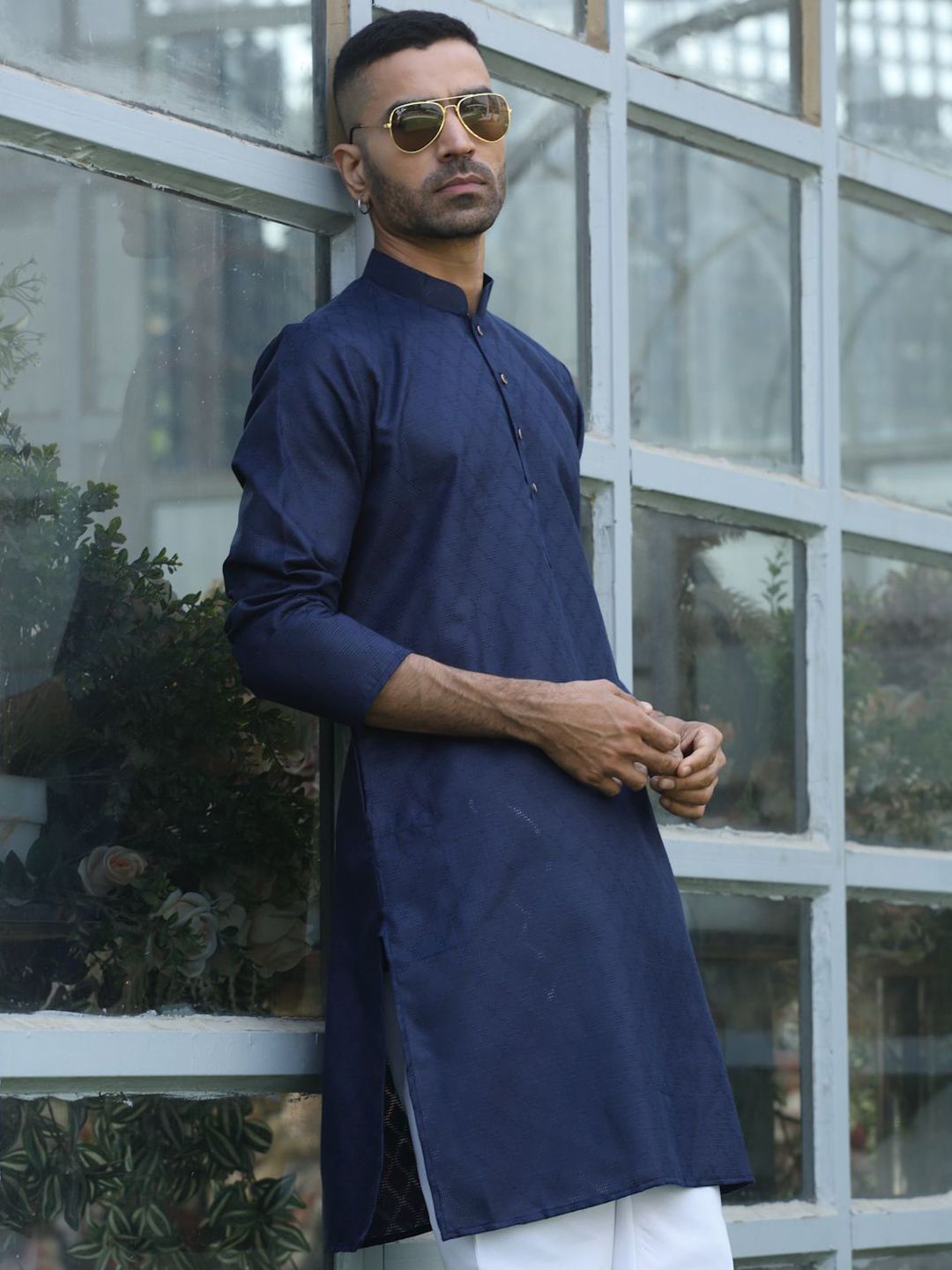 KRAFT INDIA Men Woven Design Kurta
