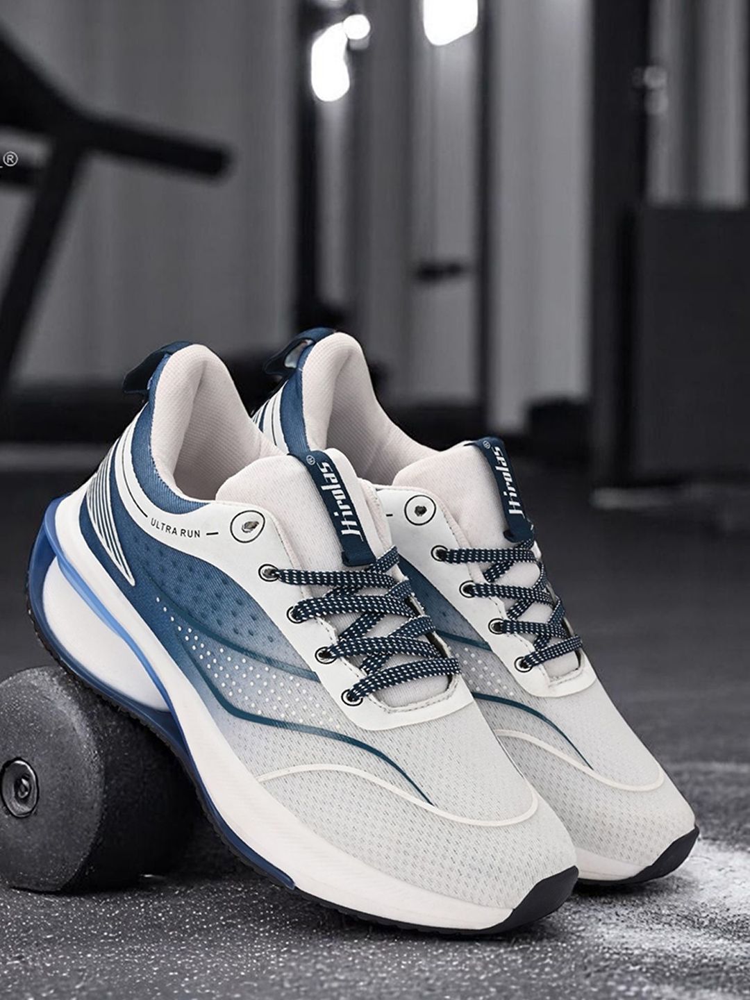 HIROLAS Men Mesh Marking Running Shoes