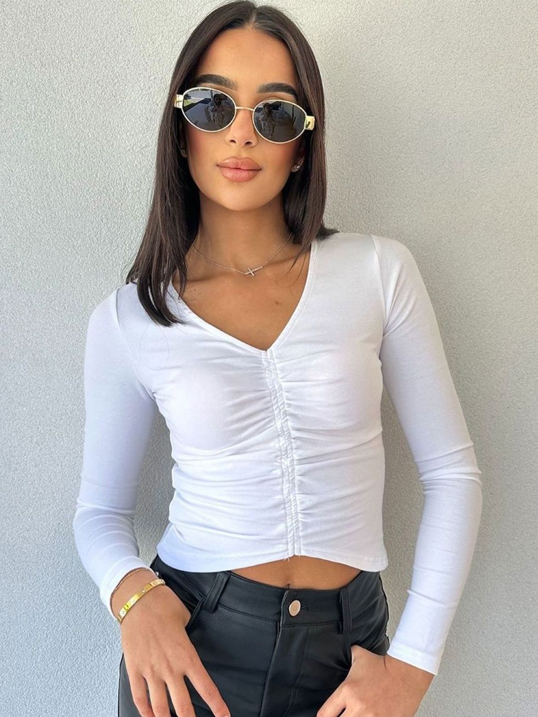 DressBerry Women  Solid Casual Top
