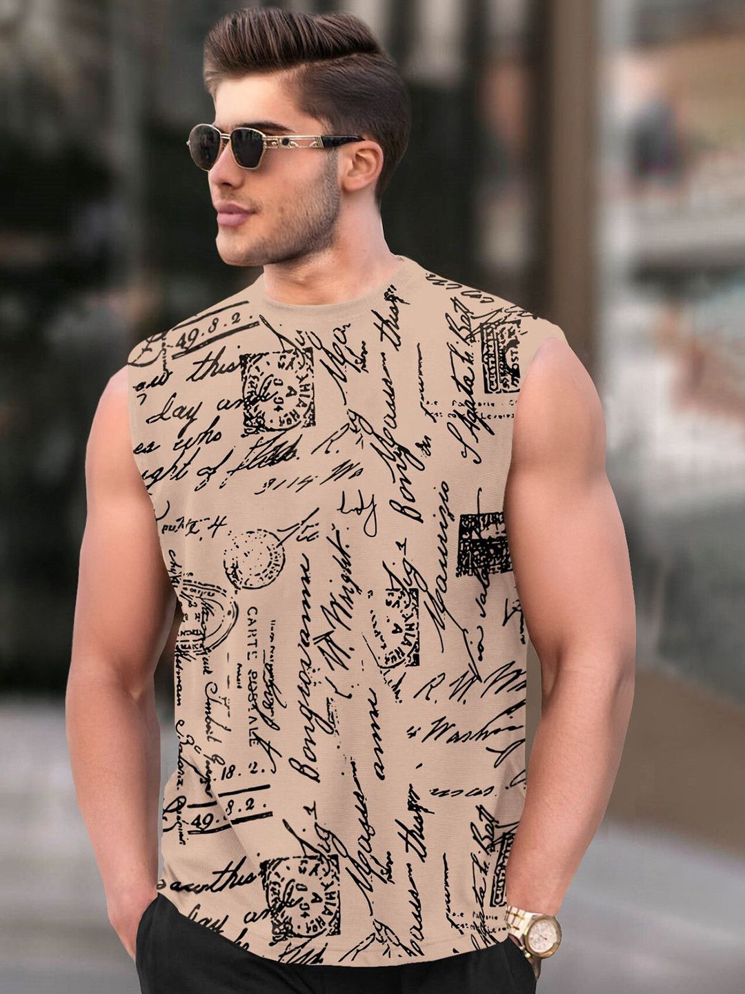 TRIPR Typography Printed Cotton Regular Fit T-shirt