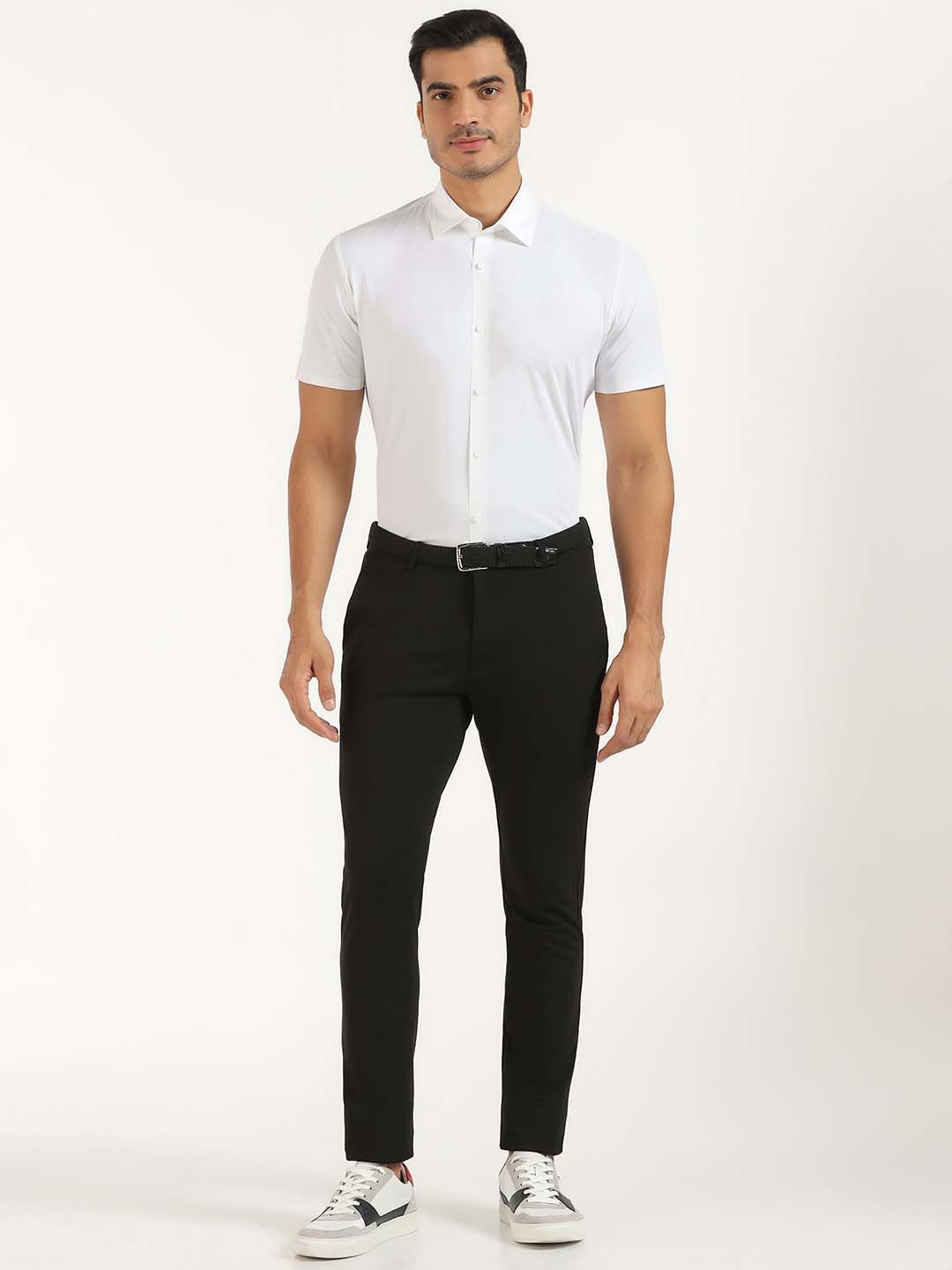 Blackberrys Men Printed Techpro Formal Shirts