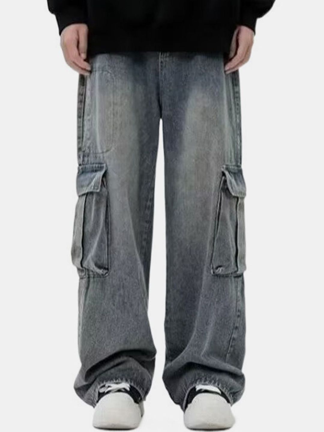 Mast & Harbour Men Regular Fit  Highly Distressed Heavy Fade Jeans
