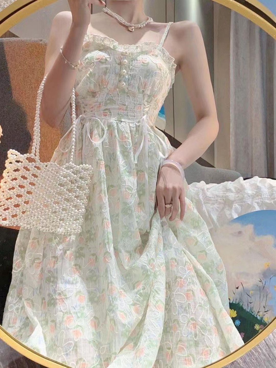 white christmas dresses Erdem main image 0