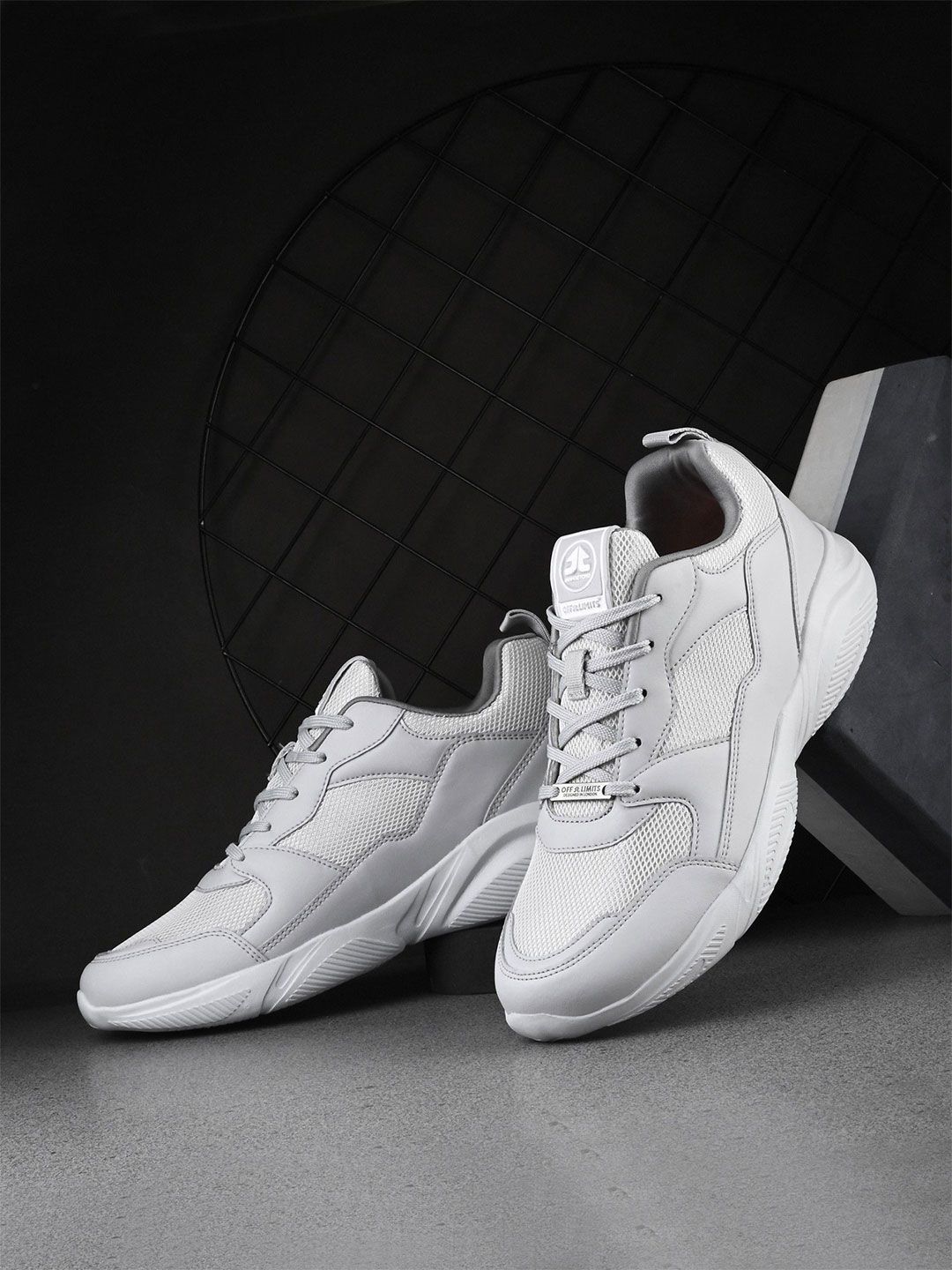 OFF LIMITS Hachiko Grey Mesh Running Shoes