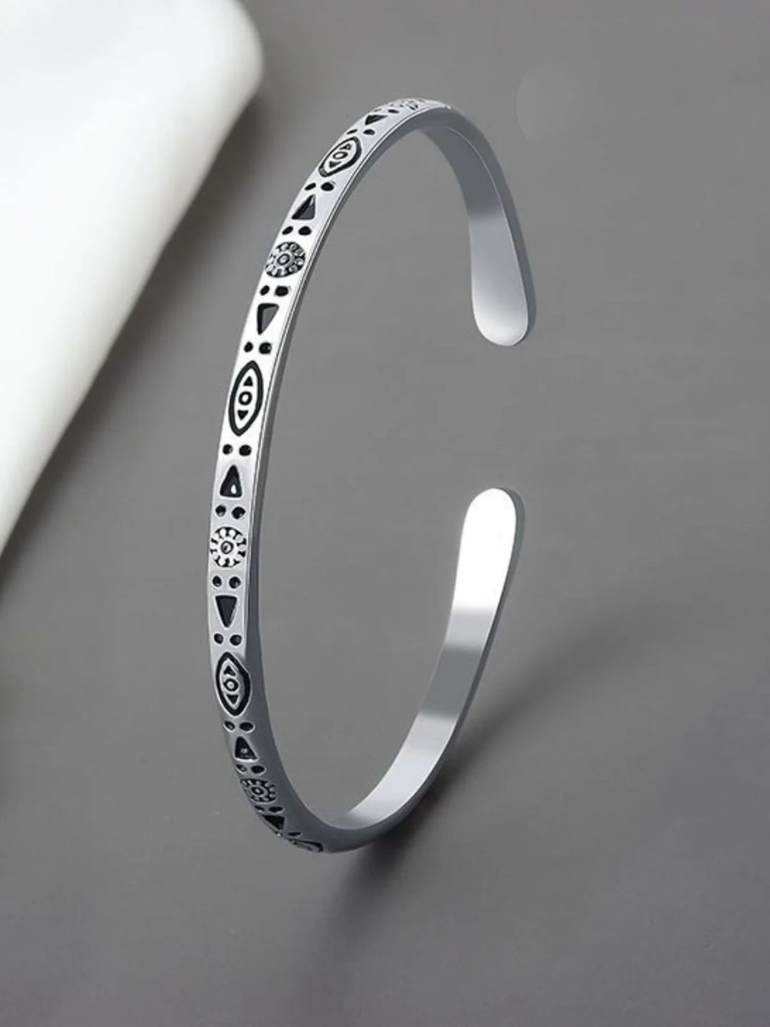 SALTY SALTY Pack of 2 Men Tarazwa Silver Cuff