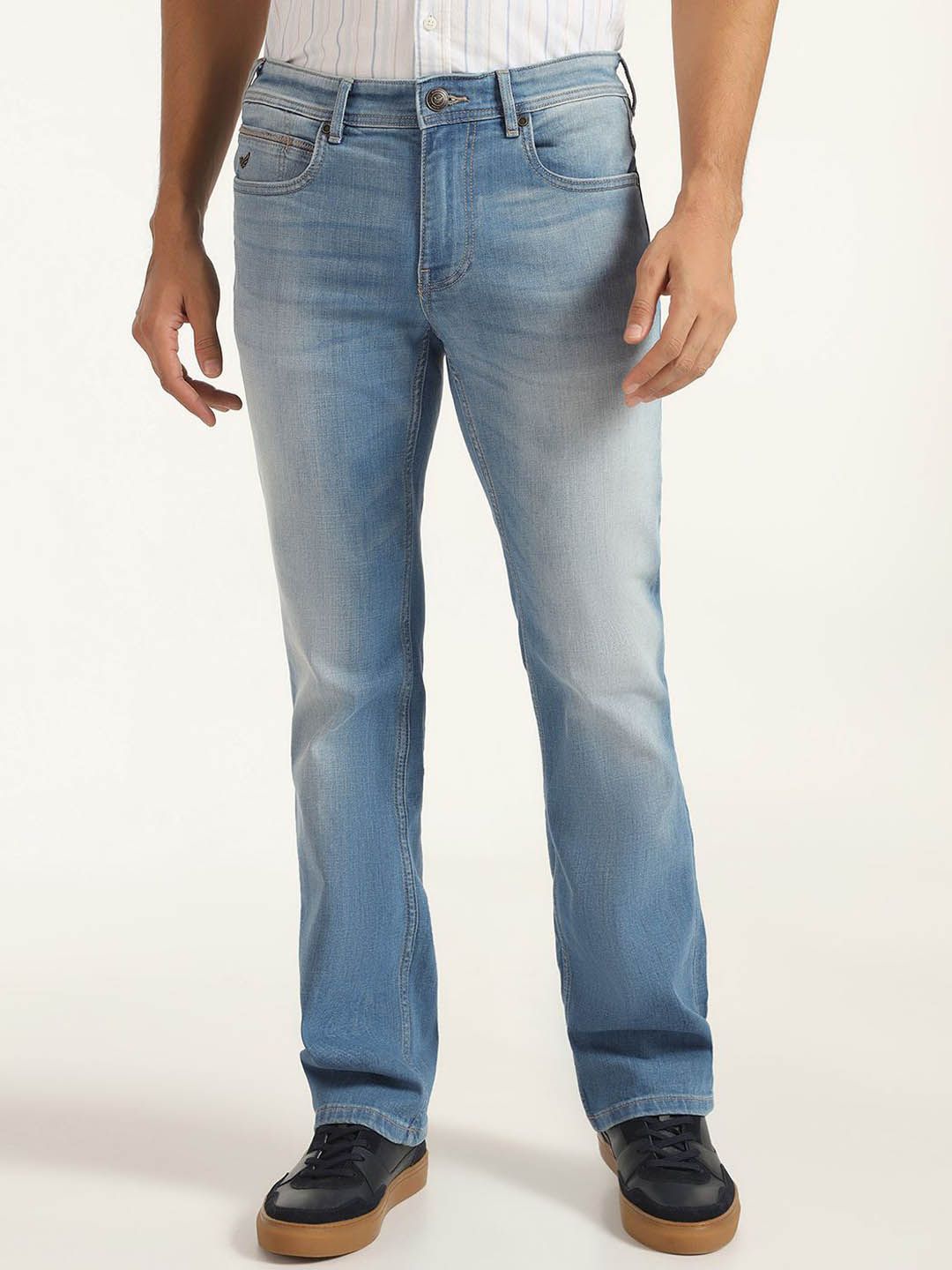 Blackberrys Men Slim Fit Mid-Rise Light Fade Stretchable Jeans