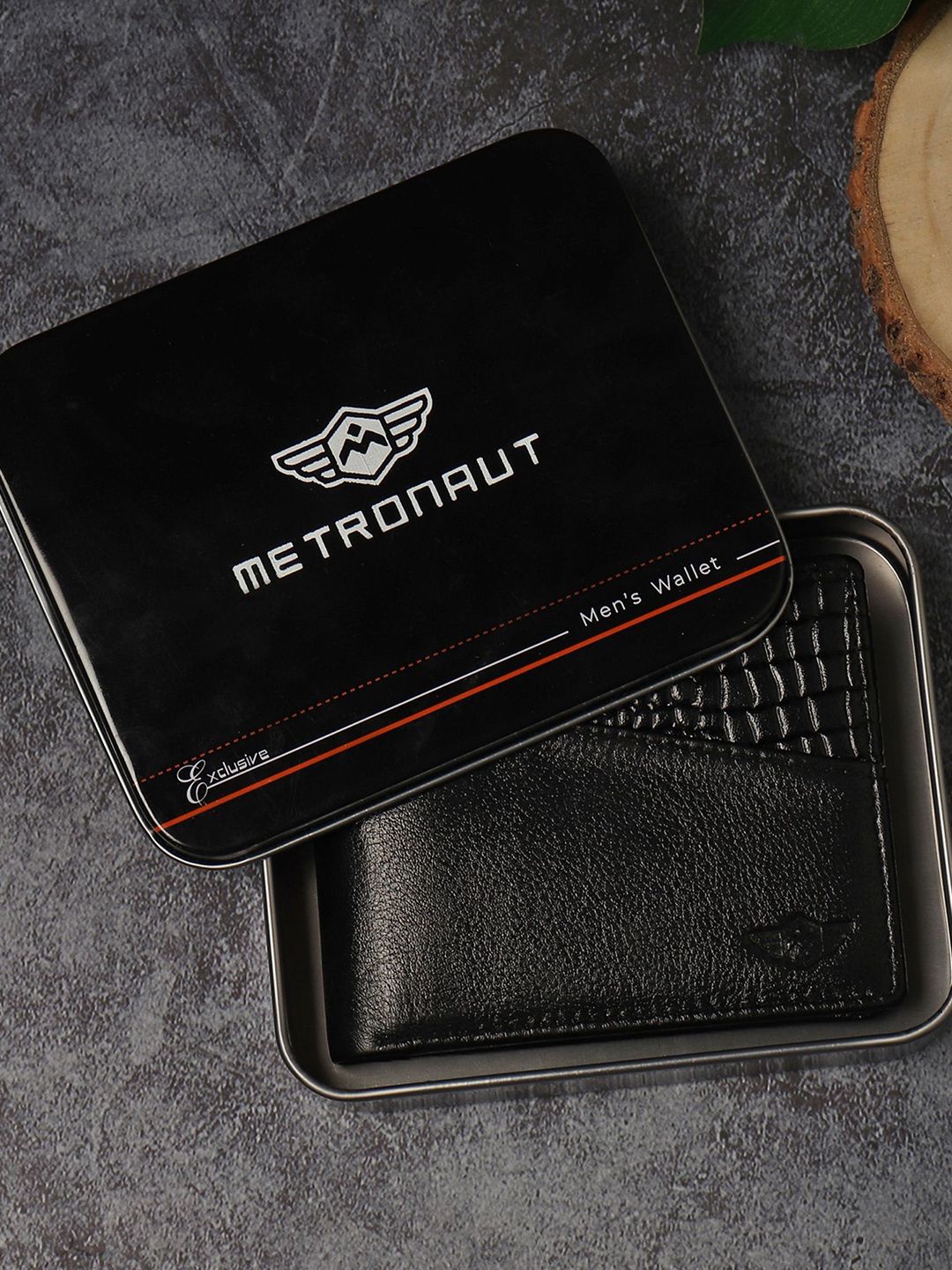 Metronaut Men PU Two Fold Wallet
