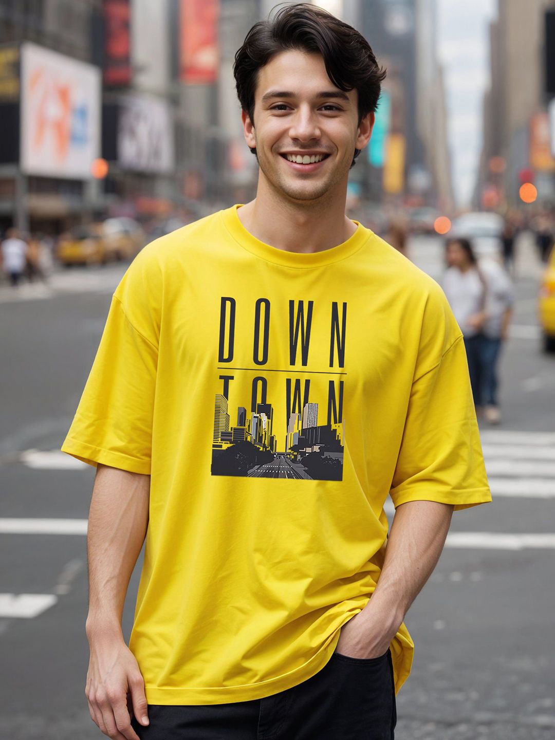 SMARTEES Men Graphic Printed Cotton T-shirt