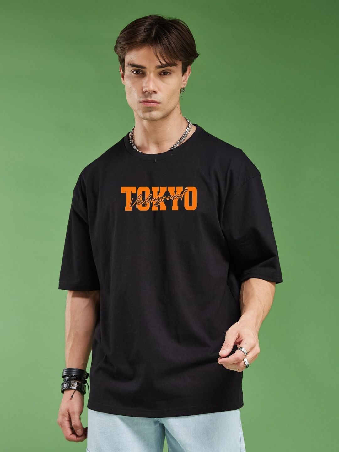 SMARTEES Typography Printed Round Neck Cotton T-shirt