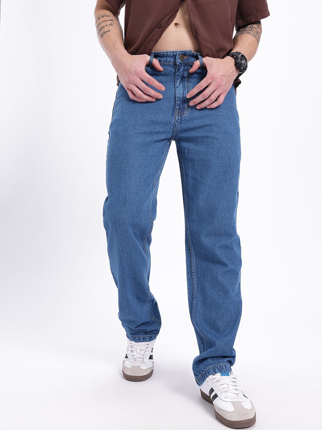 glitchez Men Regular Fit Jeans