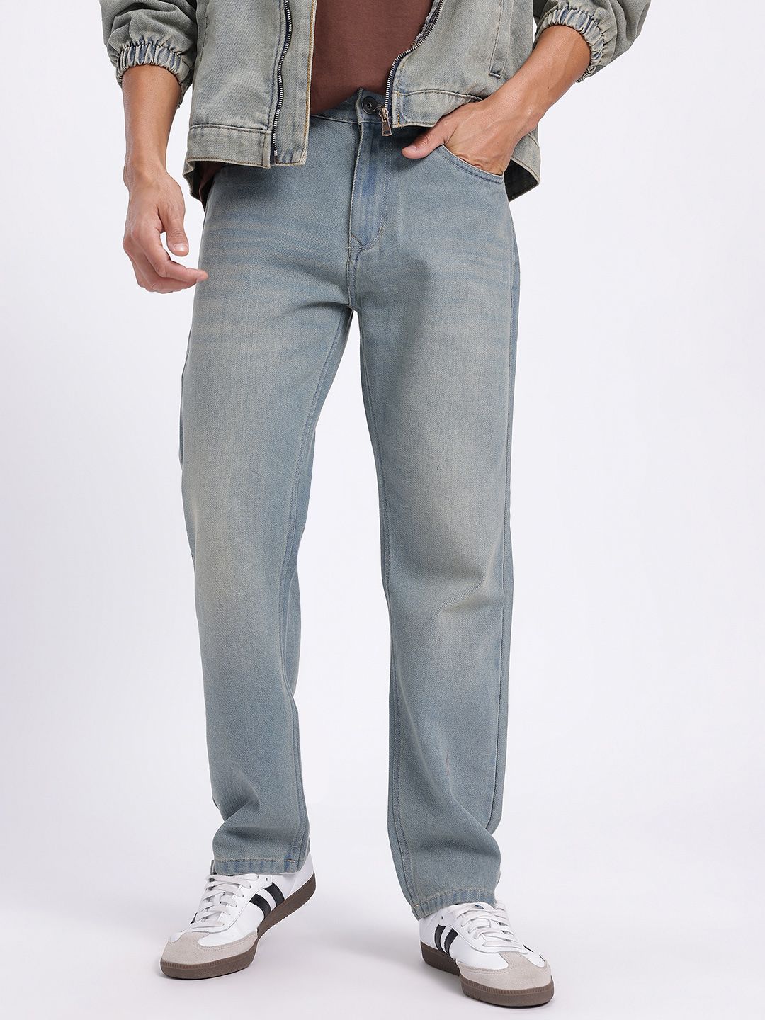 glitchez Men Straight Fit Jeans