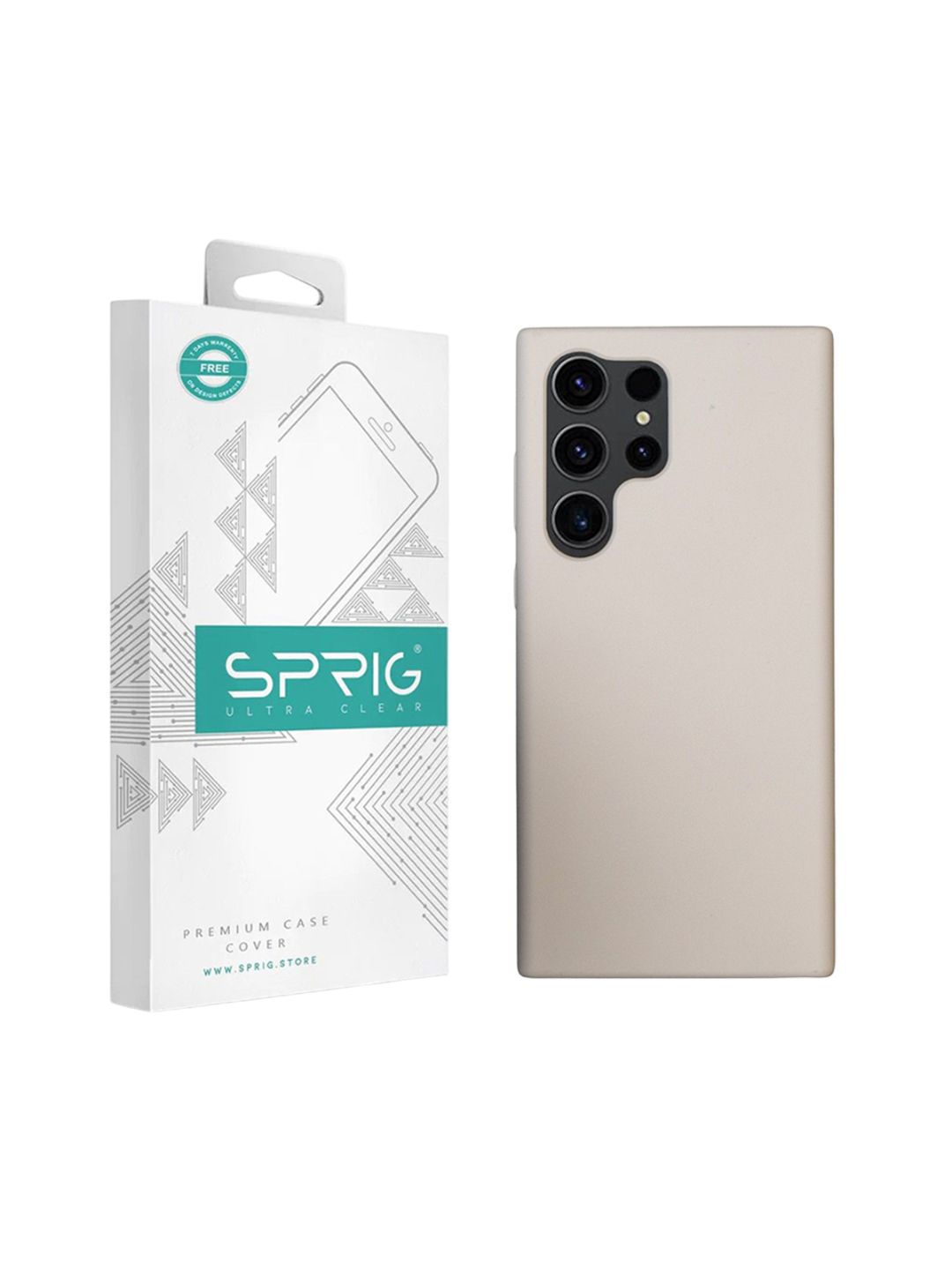 SPRIG Samsung Galaxy S23 Ultra 5G Liquid Silicone Back Cover