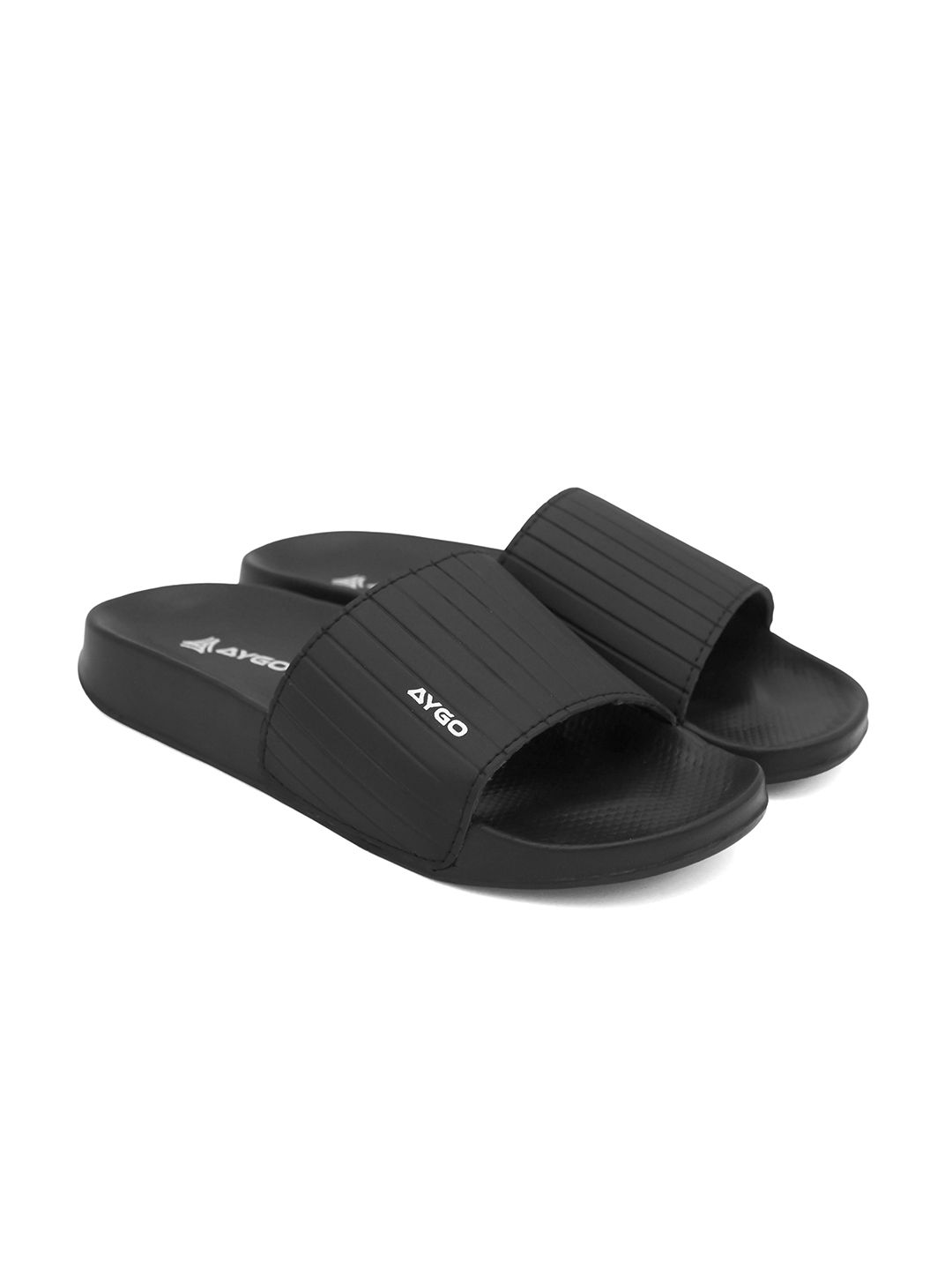 AYGO Men Printed Sliders