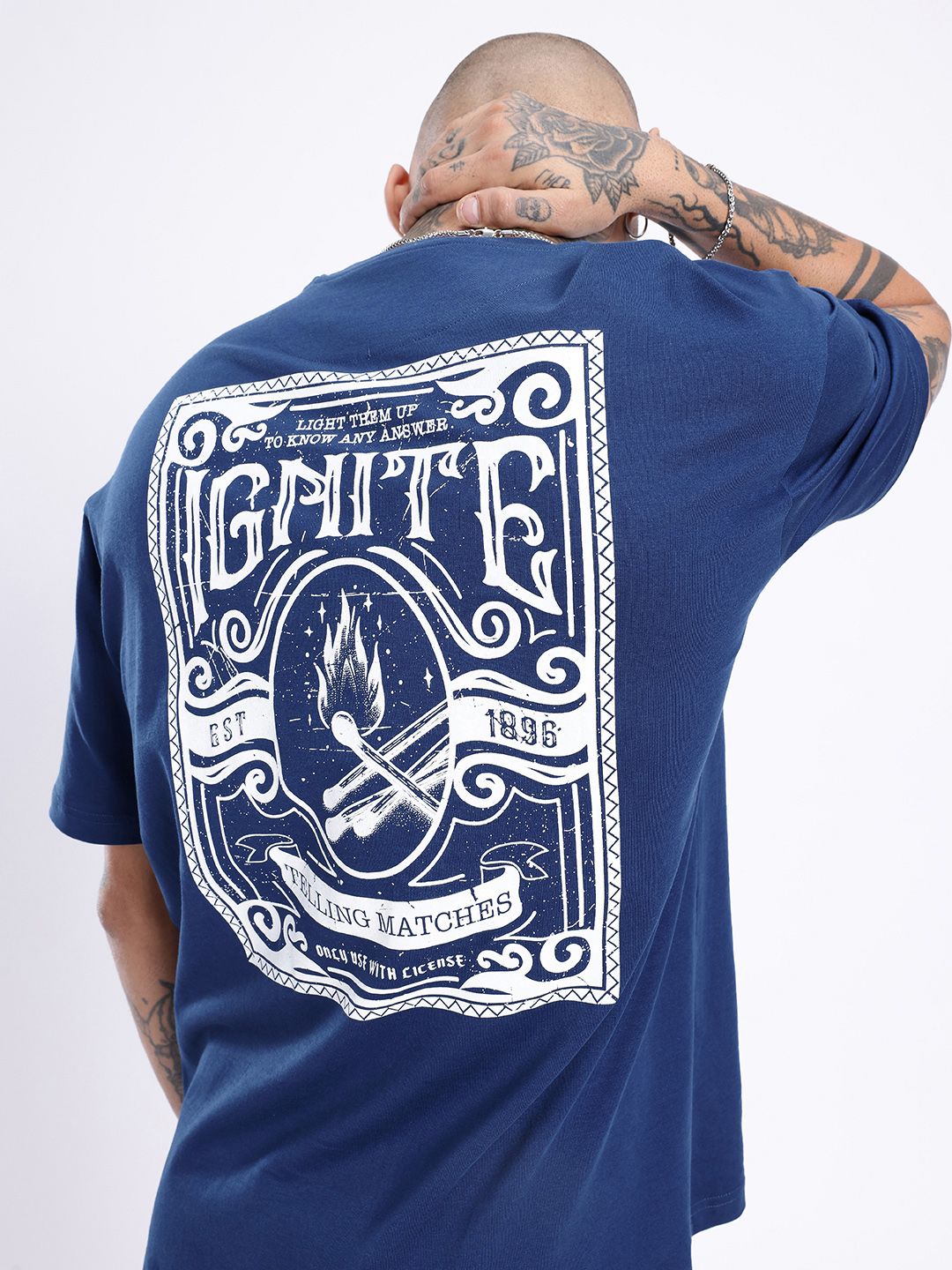 glitchez Printed Relaxed Fit T-shirt