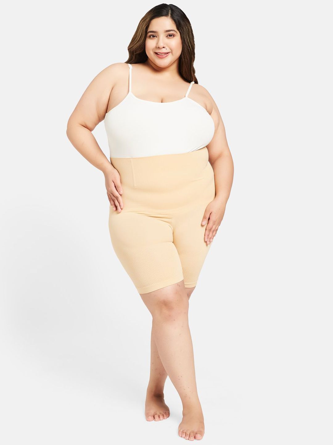 Curves By ZeroKaata Plus Size Seamless Tummy & Thigh Body Shapewear