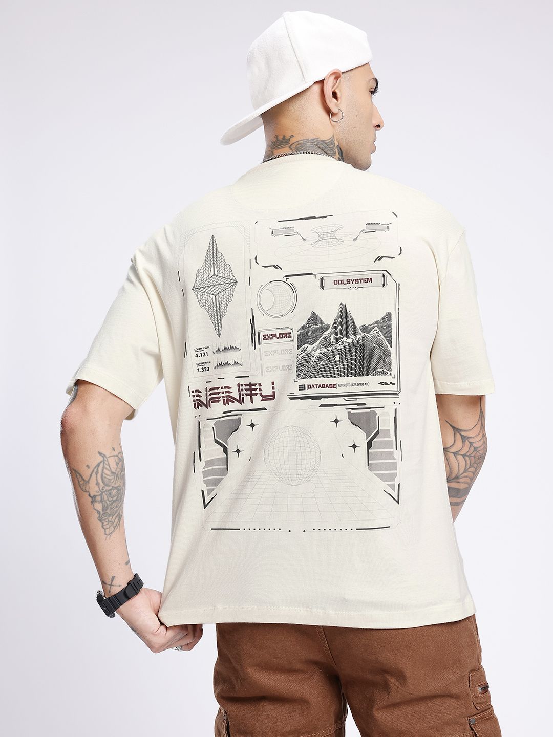 glitchez Printed Relaxed T-shirt