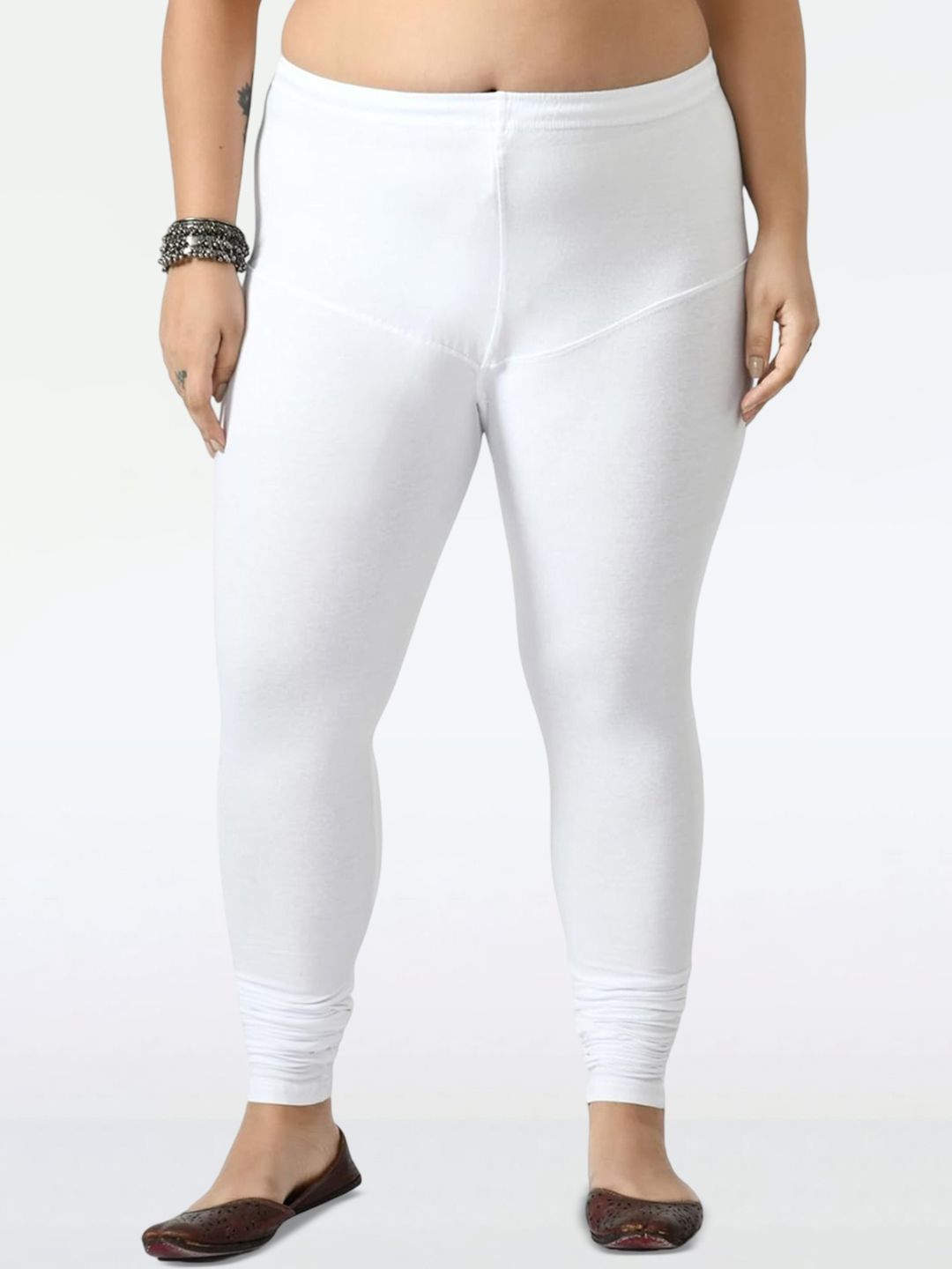 Buy Fruba Mid-Rise Churidar Length 4-Way Stretch Full Length