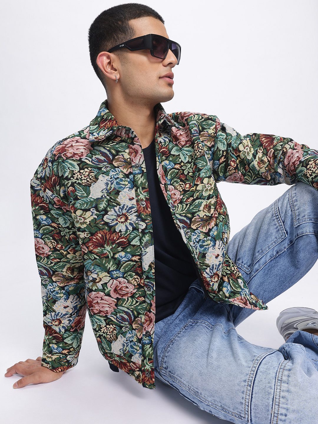 Buy glitchez Floral Embroidered Jacket - Jackets for Men 31569560