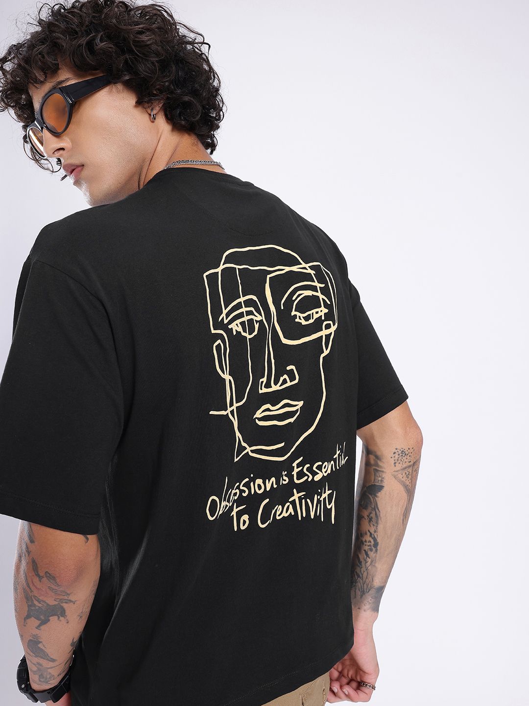 glitchez Printed Relaxed Fit T-shirt
