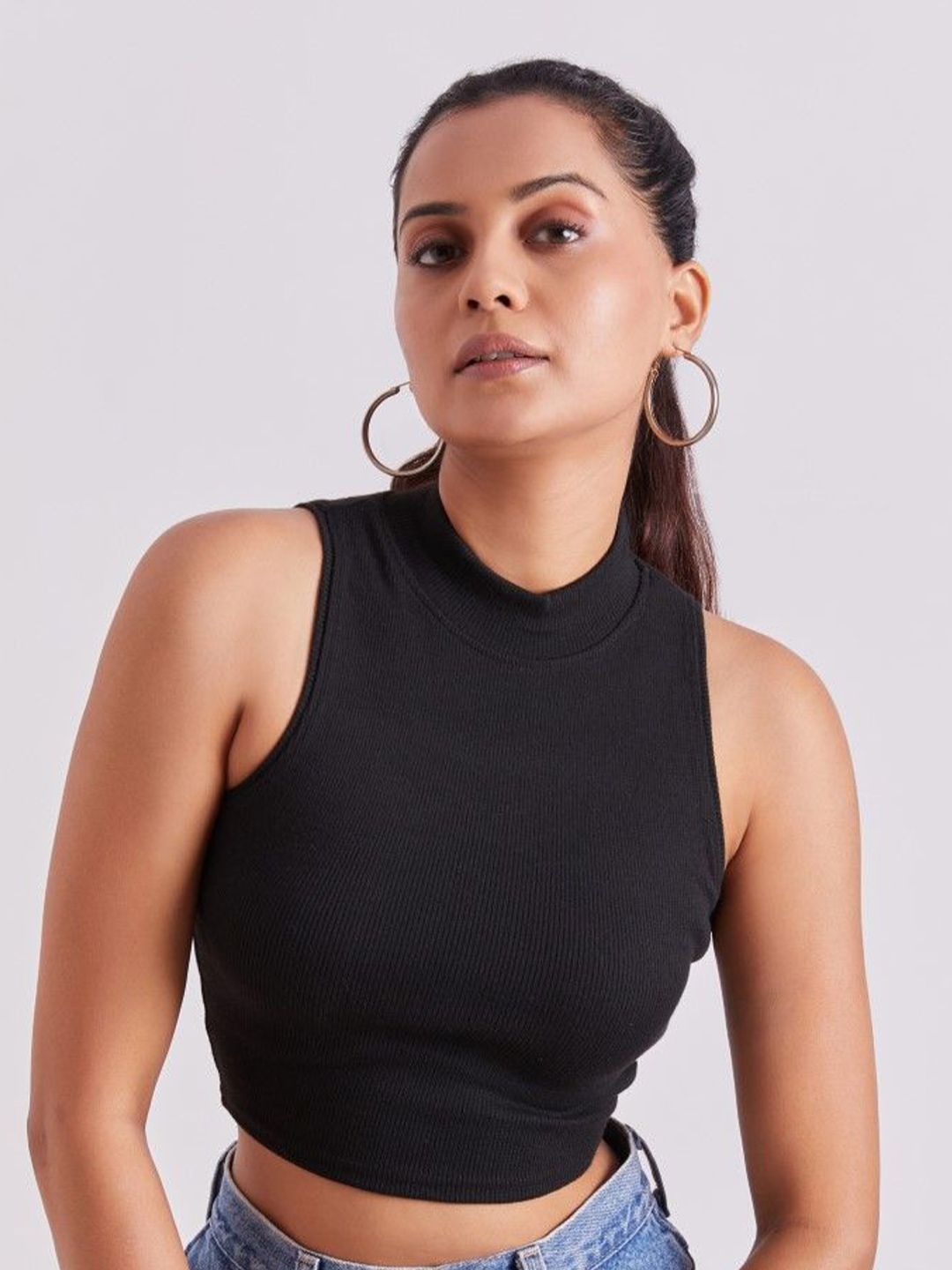 The Cloth Crow The Cloth Crow Regular Crop Top