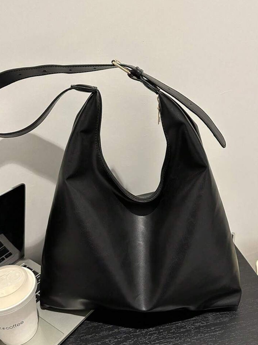 Mens Leather Black Hobo Bag Hobo International Black Leather Men's Flap Shoulder Bag