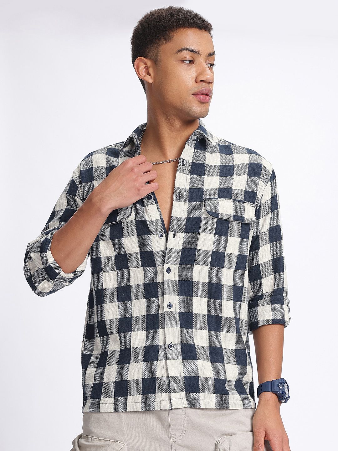 マルモア 【marmors】tweed fringe shirt BLACK marmors【マルモア】 tweed fringe shirt BLACK (0224301073)