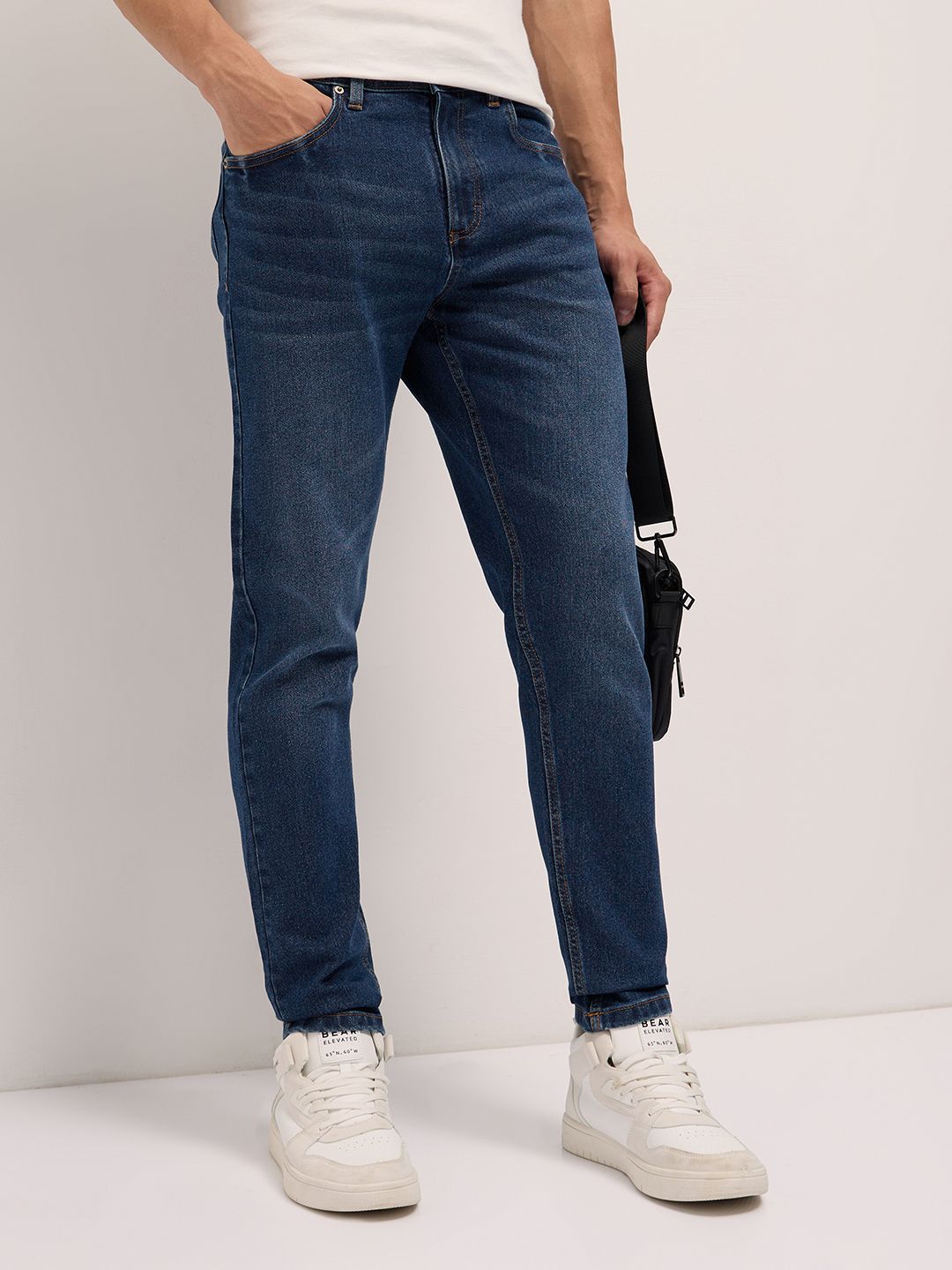 THE BEAR HOUSE Men Slim Fit Jean Cotton Stretchable Jeans