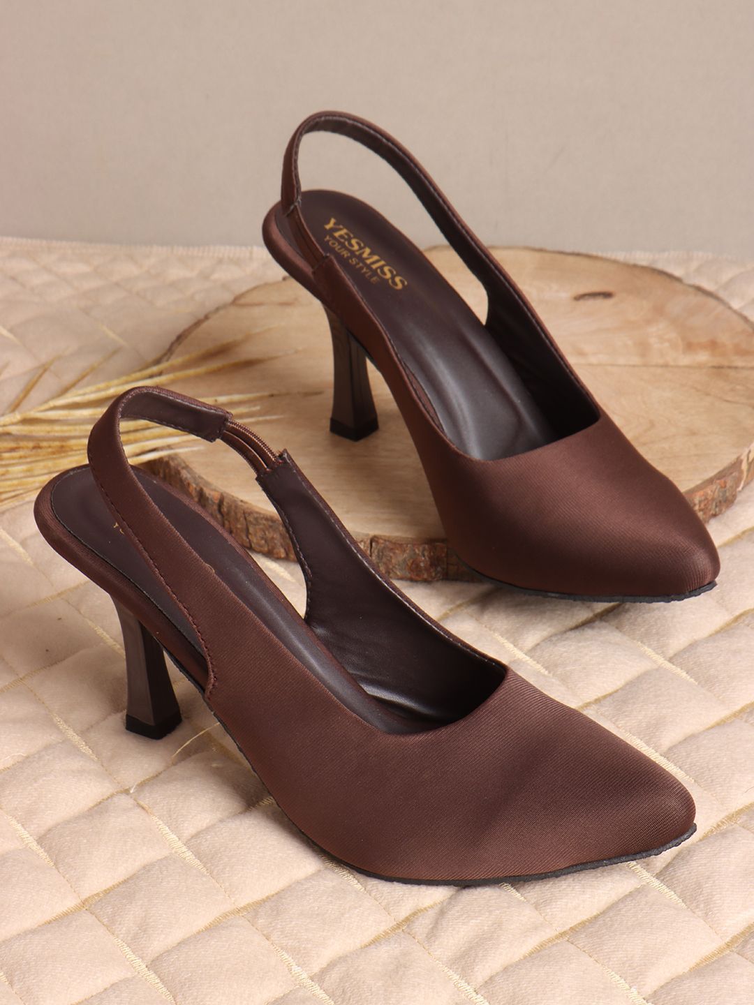 Yesmiss Yesmiss Women Pointed Toe Stiletto Heels