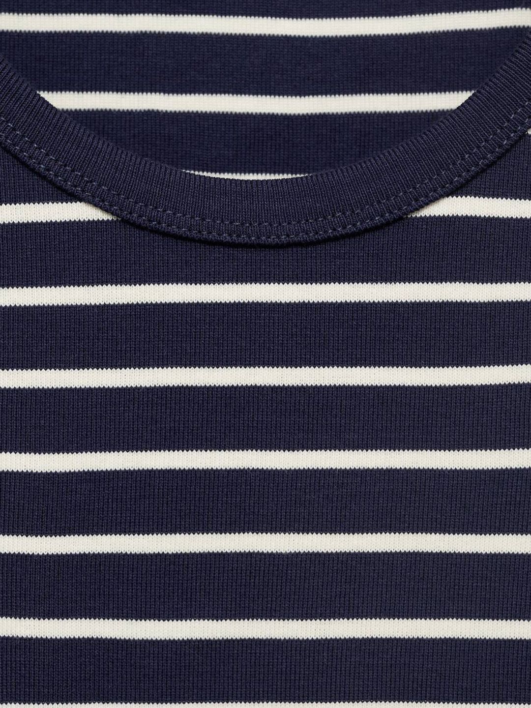 Striped Pure Cotton Nautical T-shirt