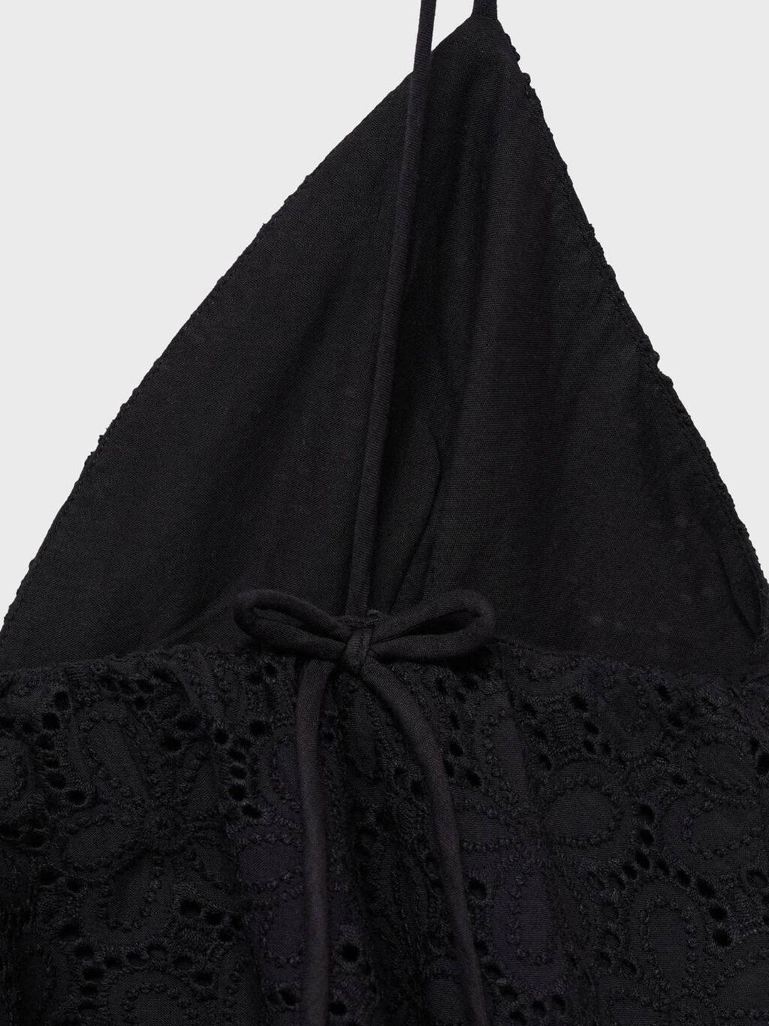 Schiffli Embroidered Cotton Empire Top