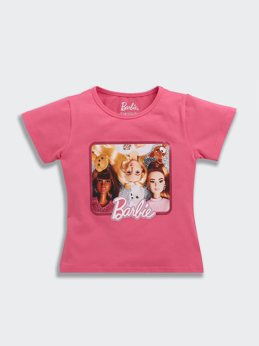 Tiny Girl Graphic Printed Cotton Regular Top