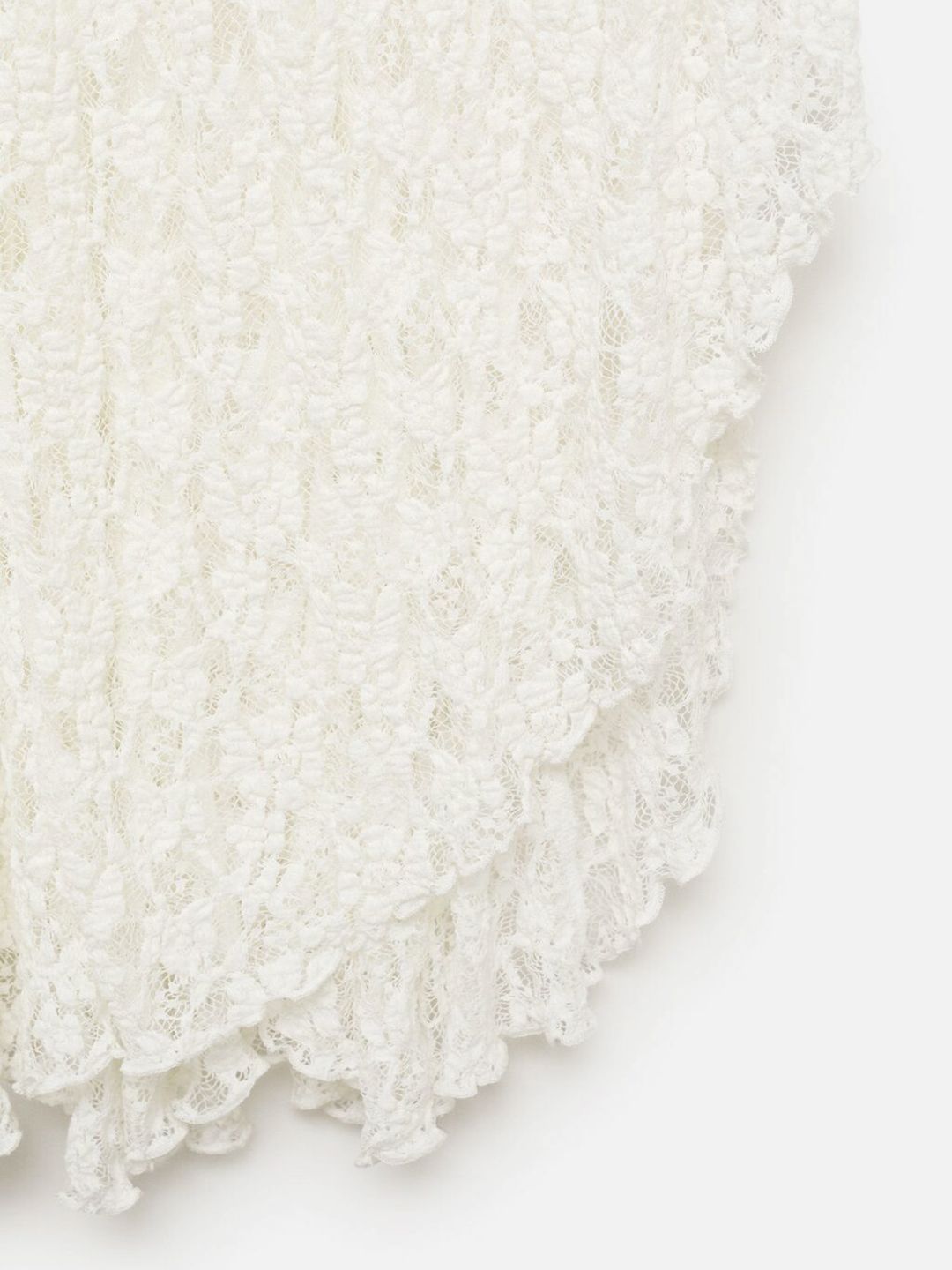 Draped Neck Sheer Lace Maxi Dress