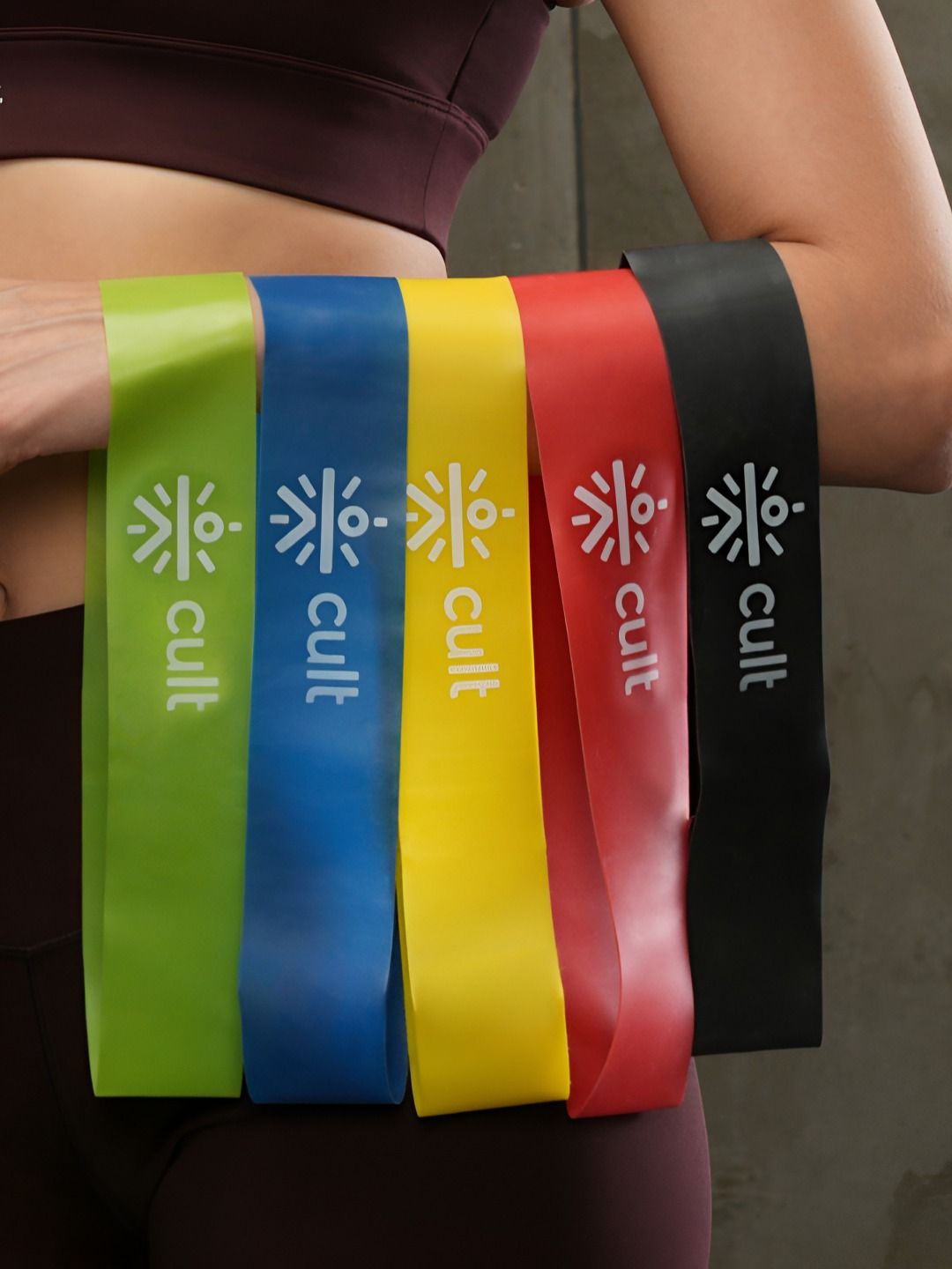 CULT CULT Set Of 5 Printed Resistance Bands