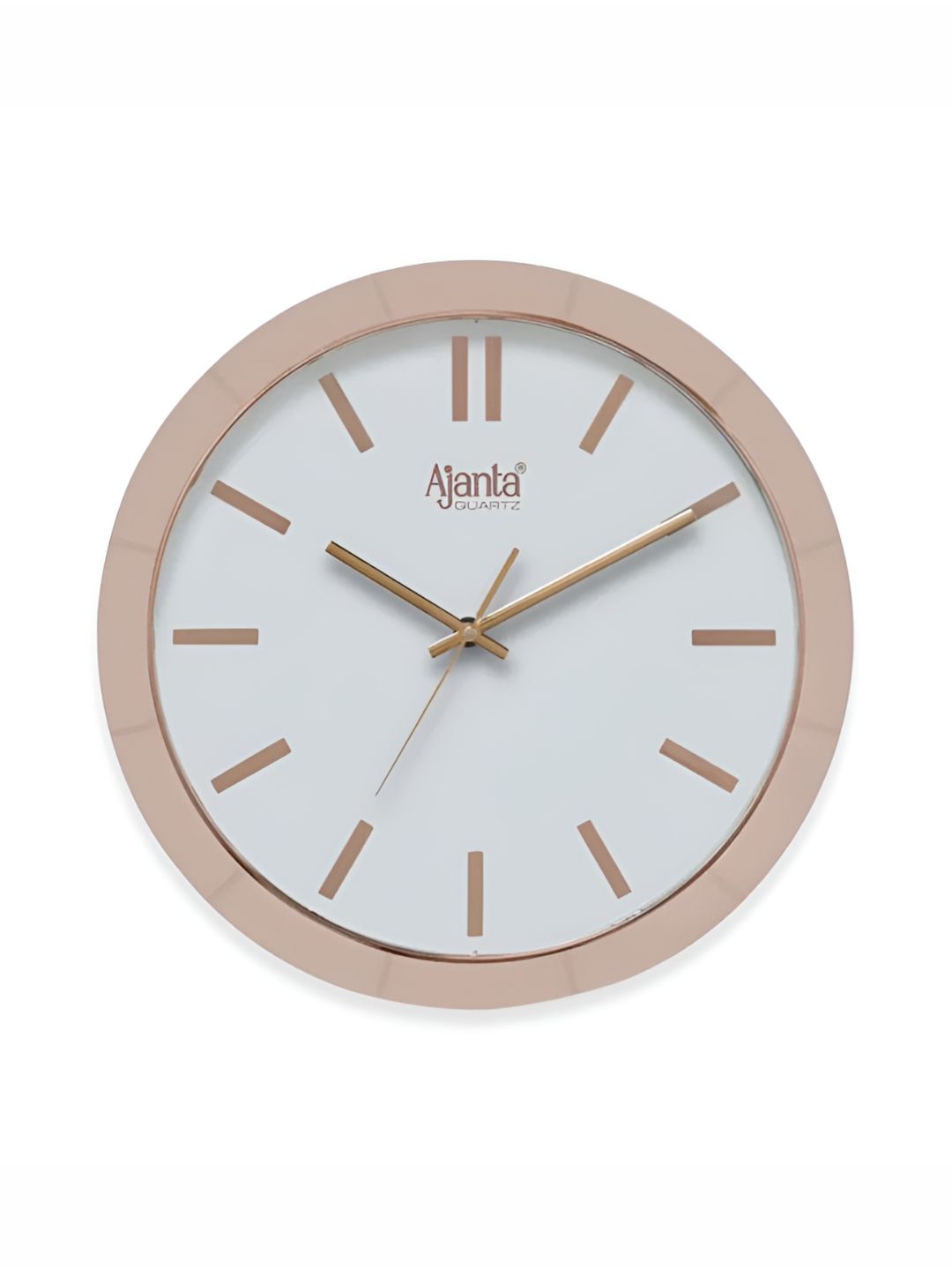 Ajanta Ajanta White Analogue  Wall Clock